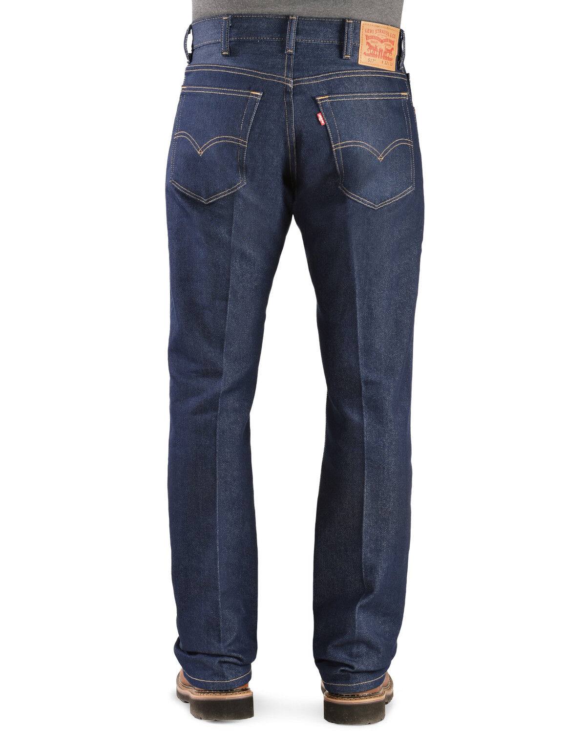 Levi's Men's 517 Dark Slim Bootcut Indigo Flex Jeans 