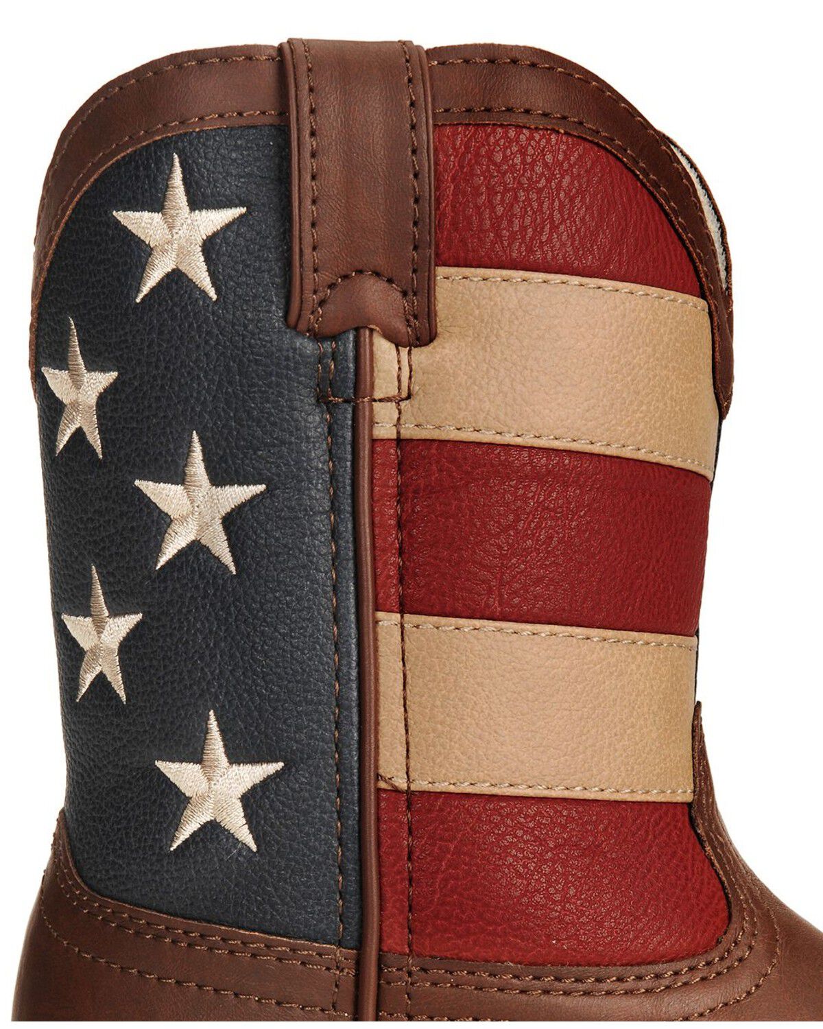 Durango Boys' American Flag Western Boots - Square Toe