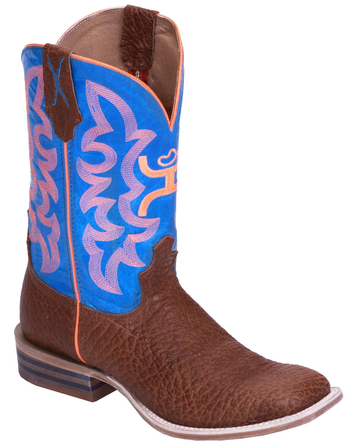 Hooey by Twisted X Little Kids' Neon Western Boots - Broad Square Toe 
