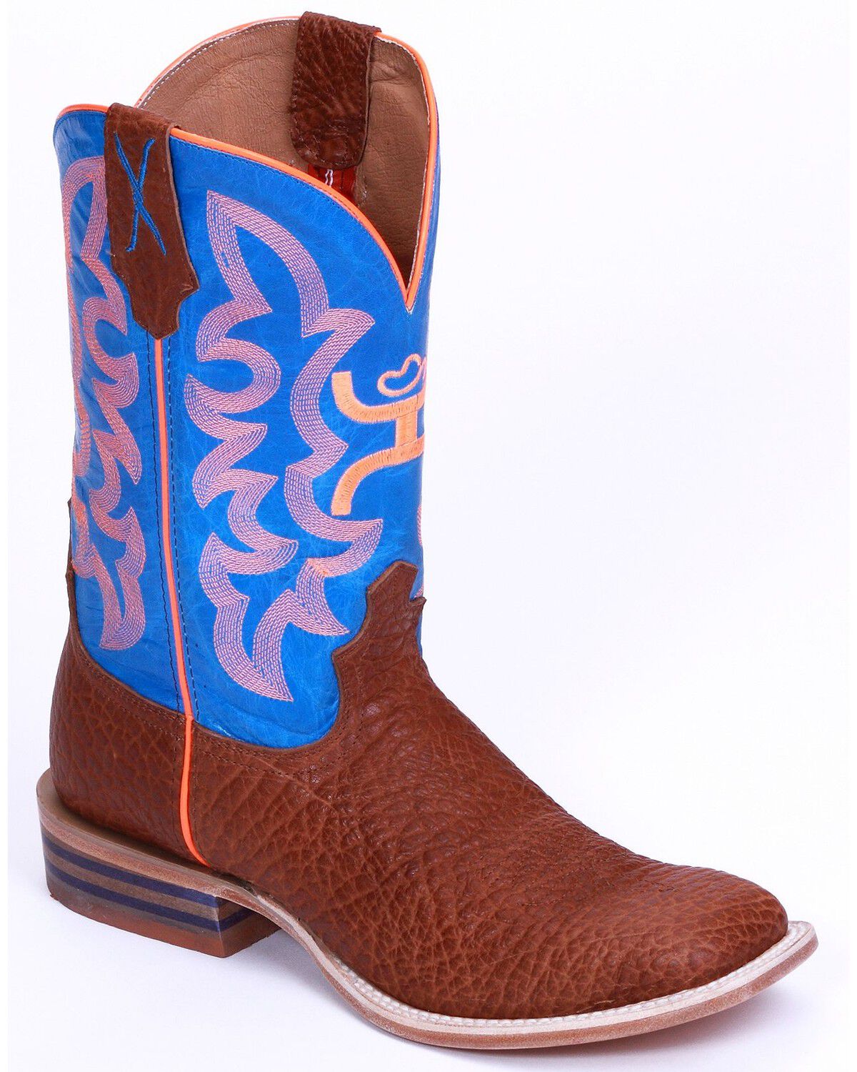 Hooey by Twisted X Kids' Neon Western Boots - Broad Square Toe 