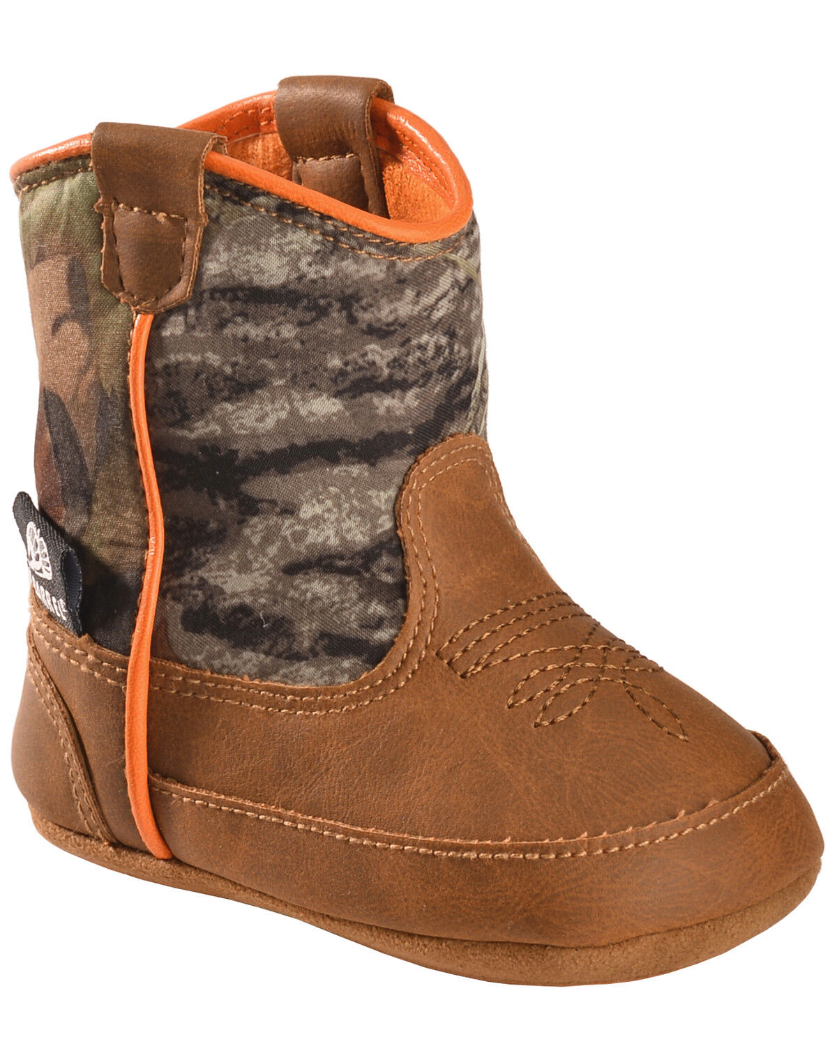 Double Barrel Infant Boys' Gunner Mossy Oak Western Booties - Round Toe 