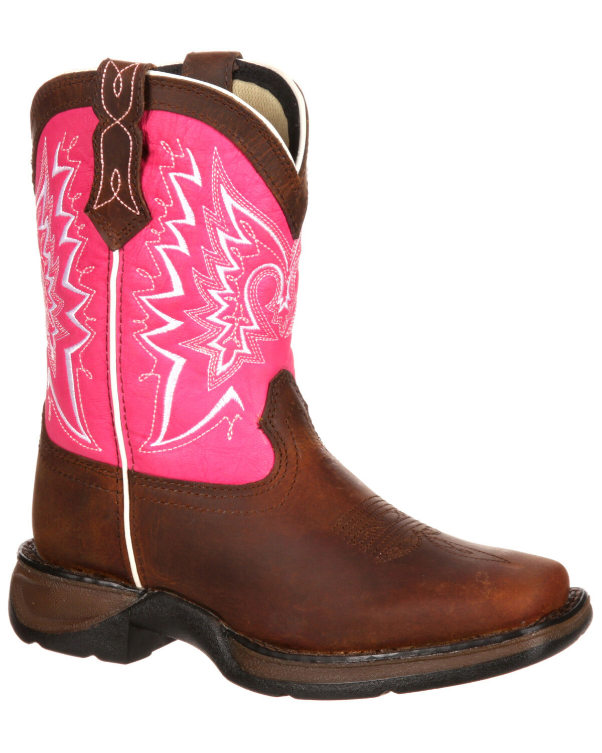 Durango Girls' Let Love Fly Western Boots - Square Toe 