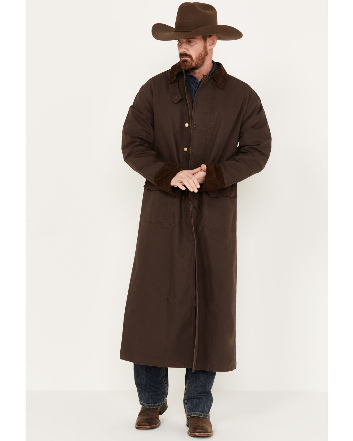 RangeWear by Scully Men's Long Canvas Duster 