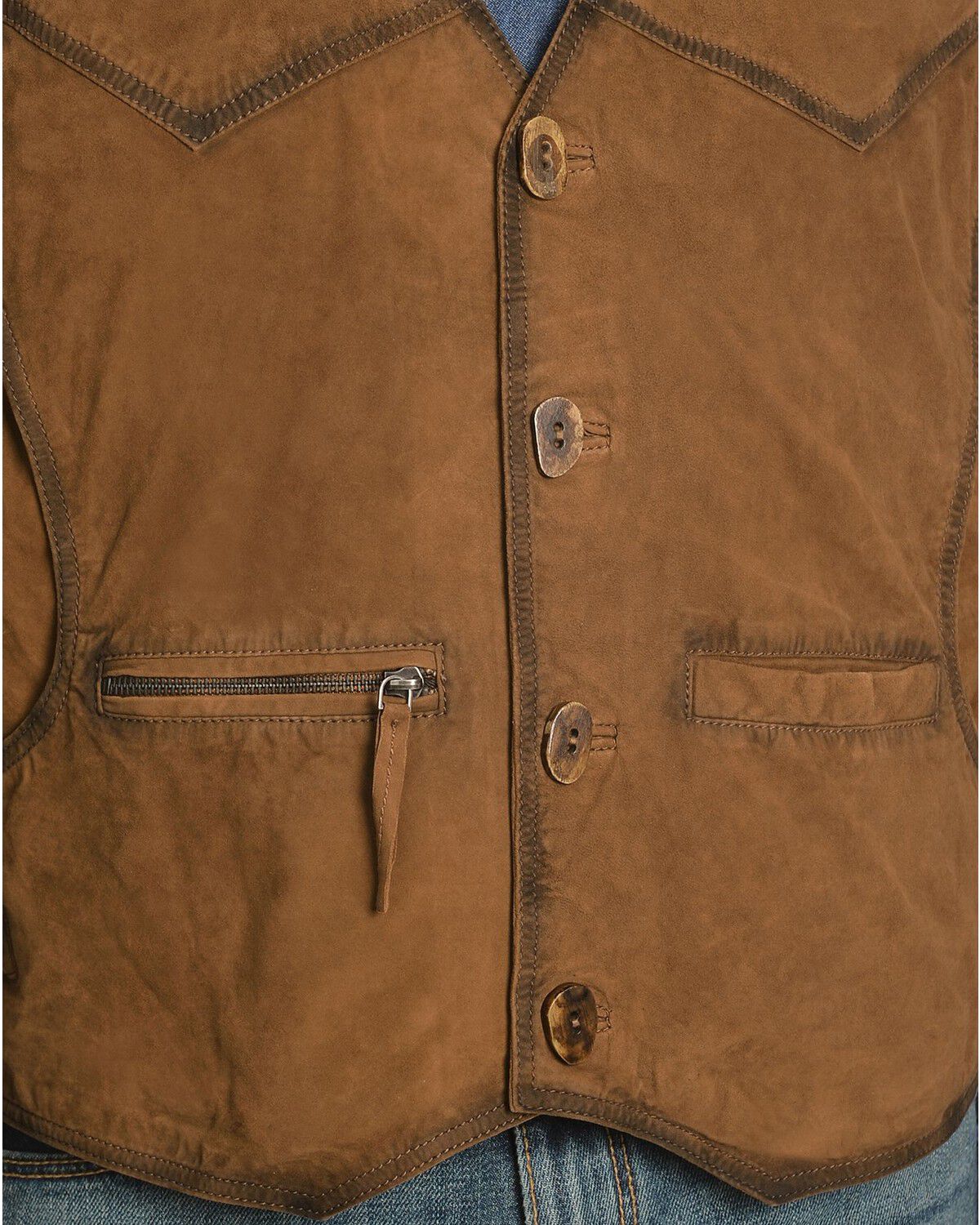 Scully Suede Leather Vest