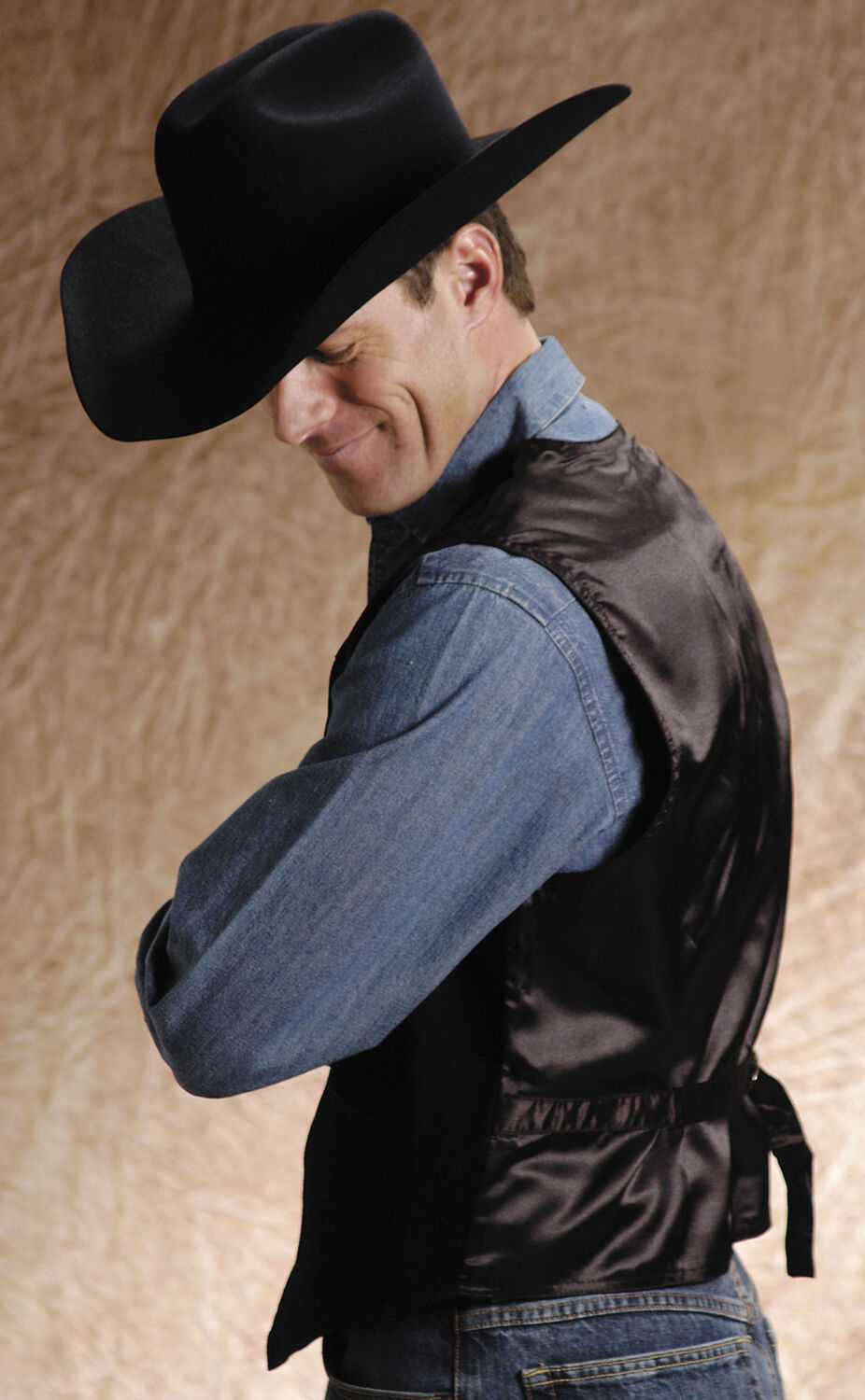 Roper Men's Suede Leather Vest