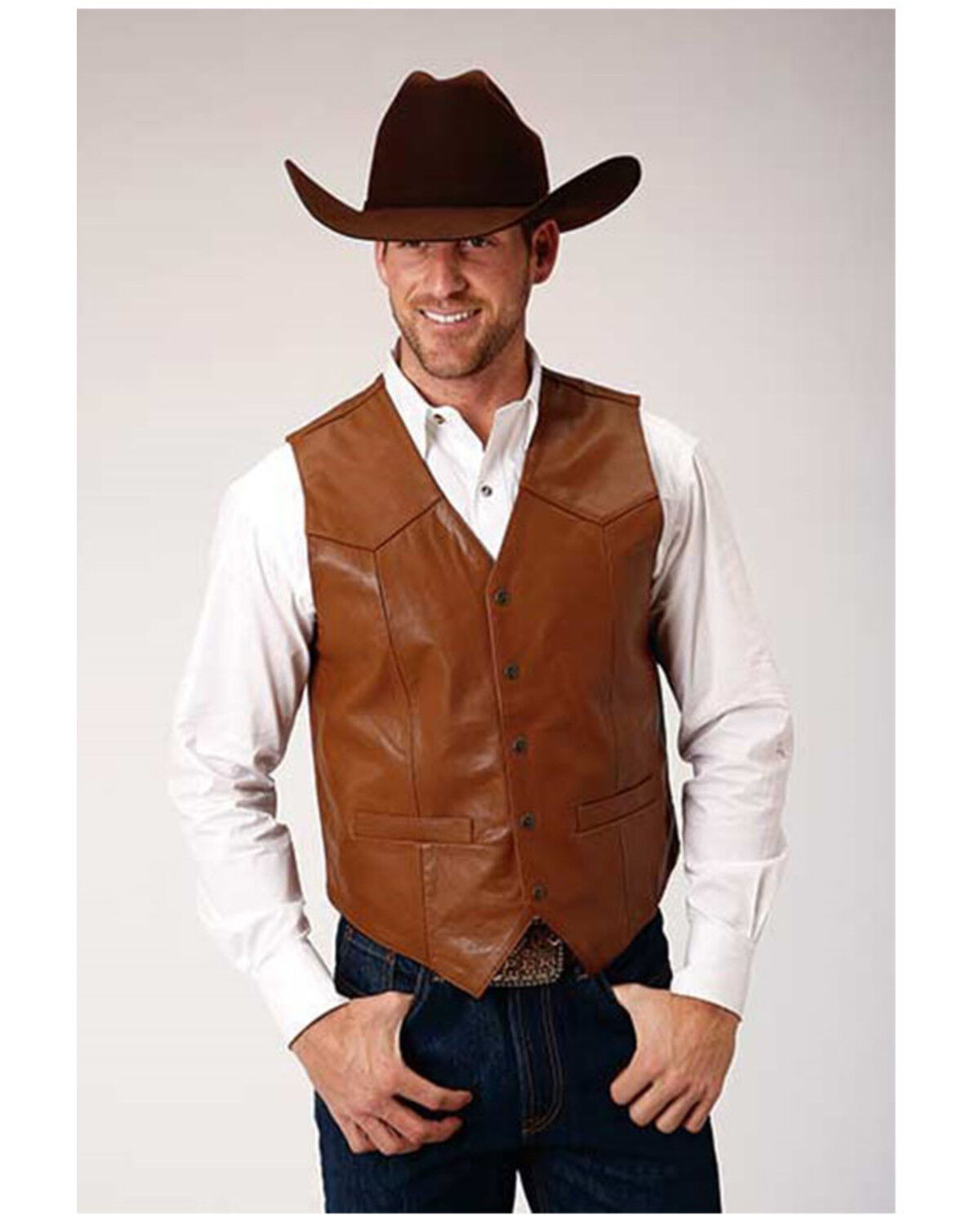 Roper Saddle Western Vest 