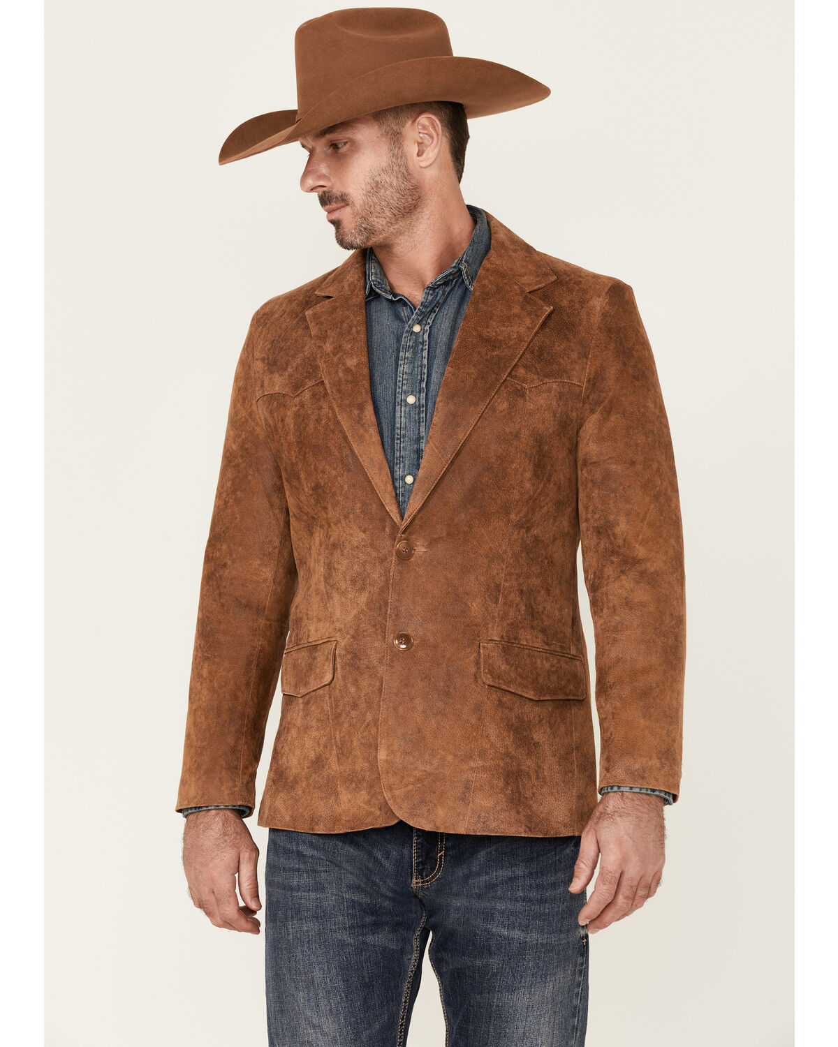 Cody James Men's Leather Blazer 