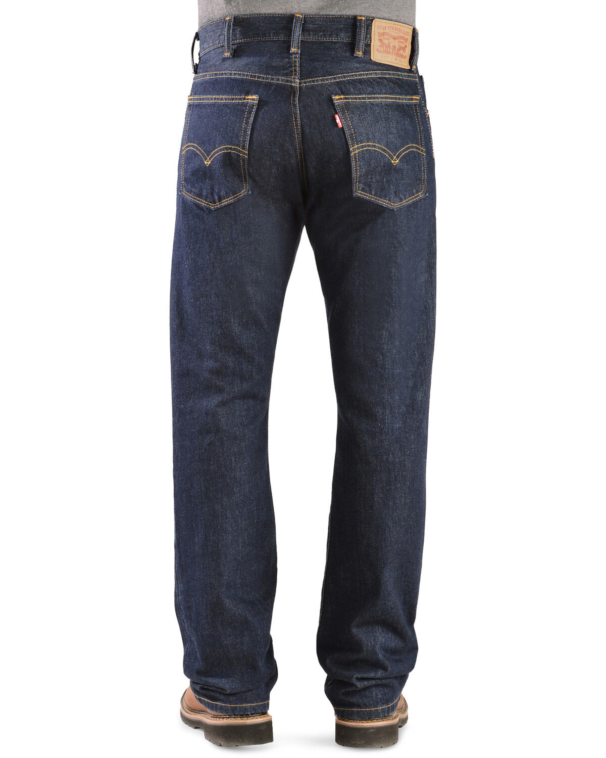 Levi's Men's 517 Heavyweight Rinsed Slim Bootcut Jeans 