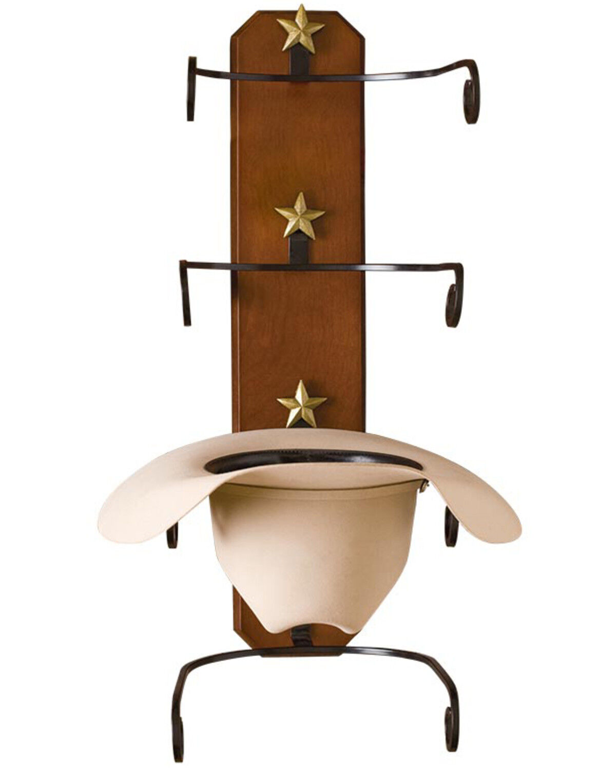 BB Ranch? Birch Wood Cowboy Hat Rack 