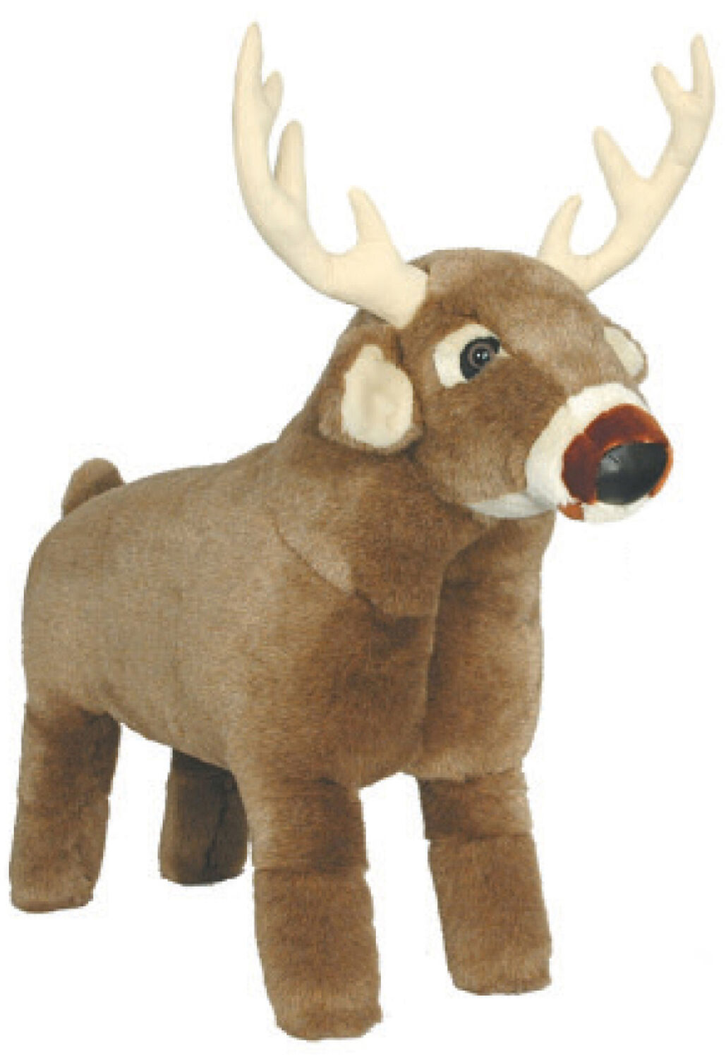 Carstens Home White Tail Deer Footstool 