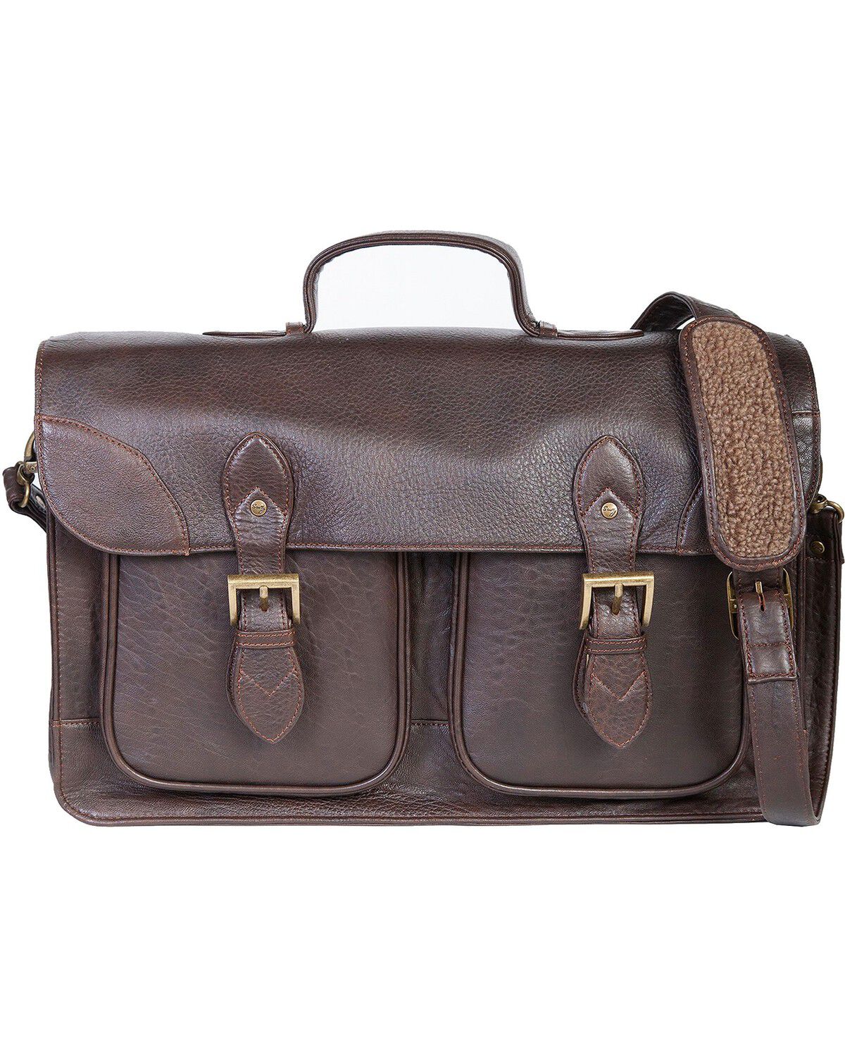 Scully Men's Leather Briefcase 