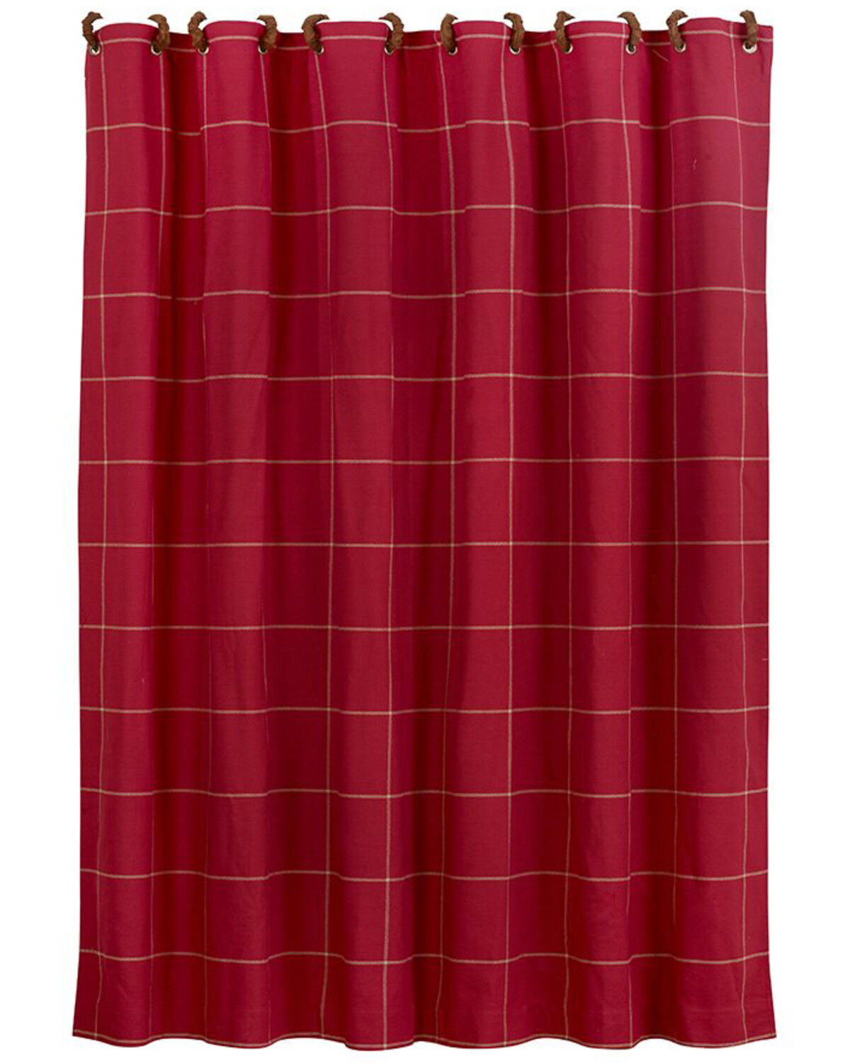 HiEnd Accents Windowpane Shower Curtain 