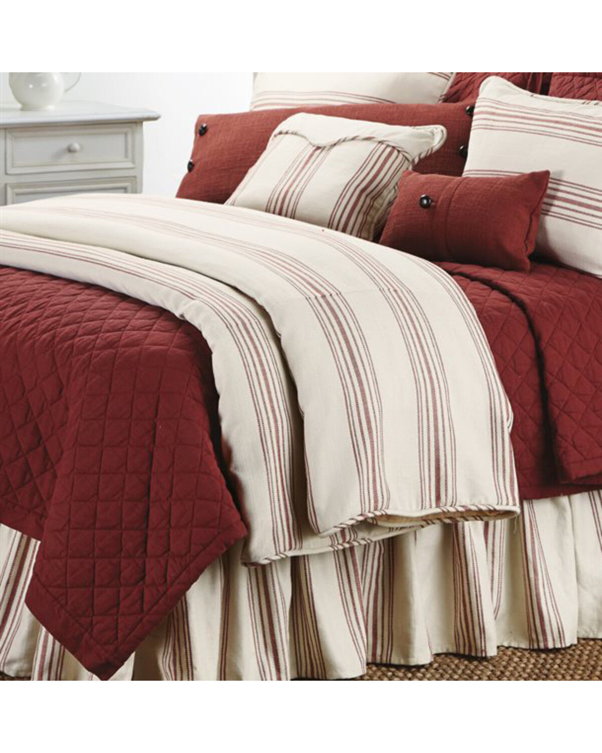 HiEnd Accents Prescott Striped Super Queen Duvet 
