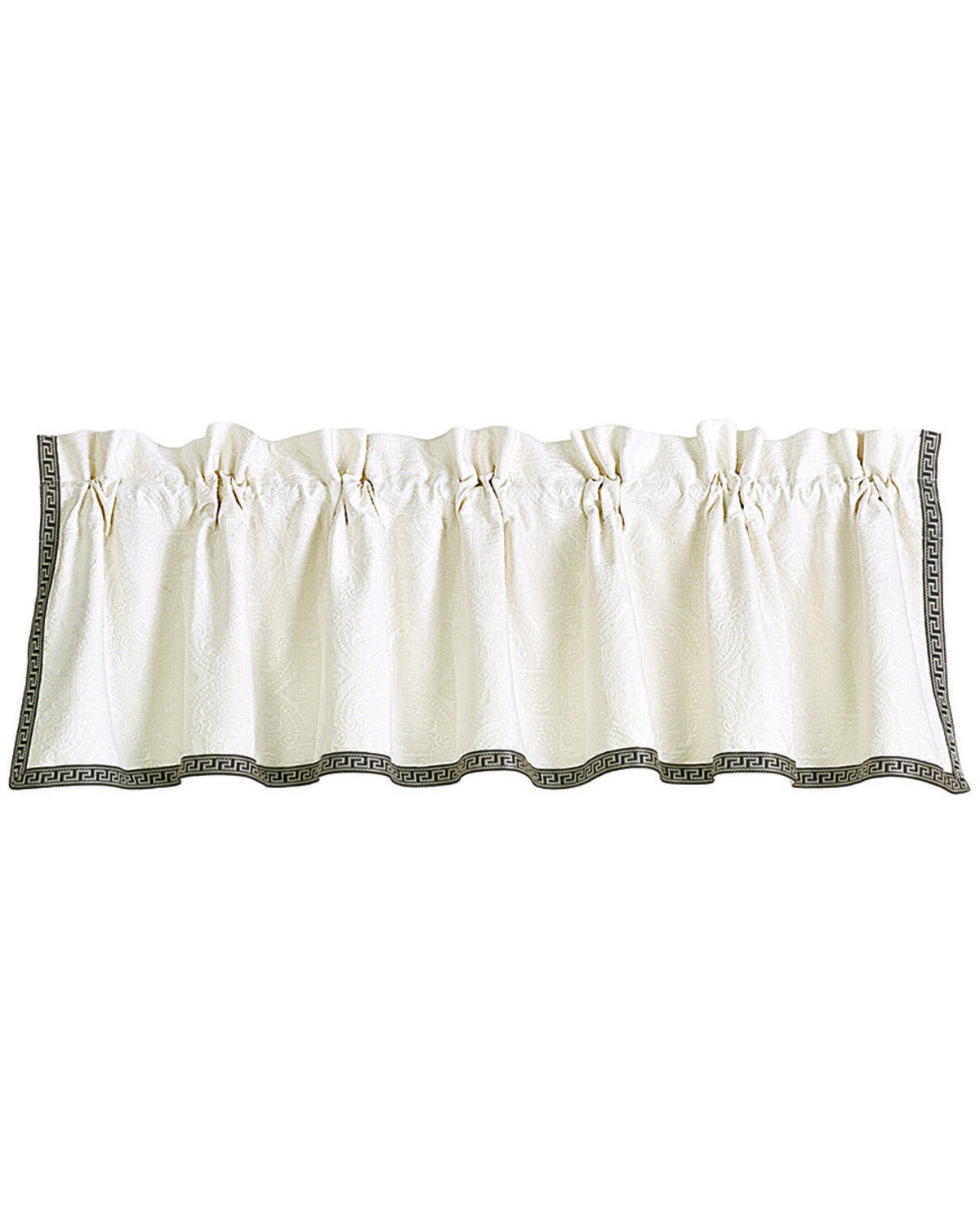 HiEnd Accent White Augusta Matelasse Valance 