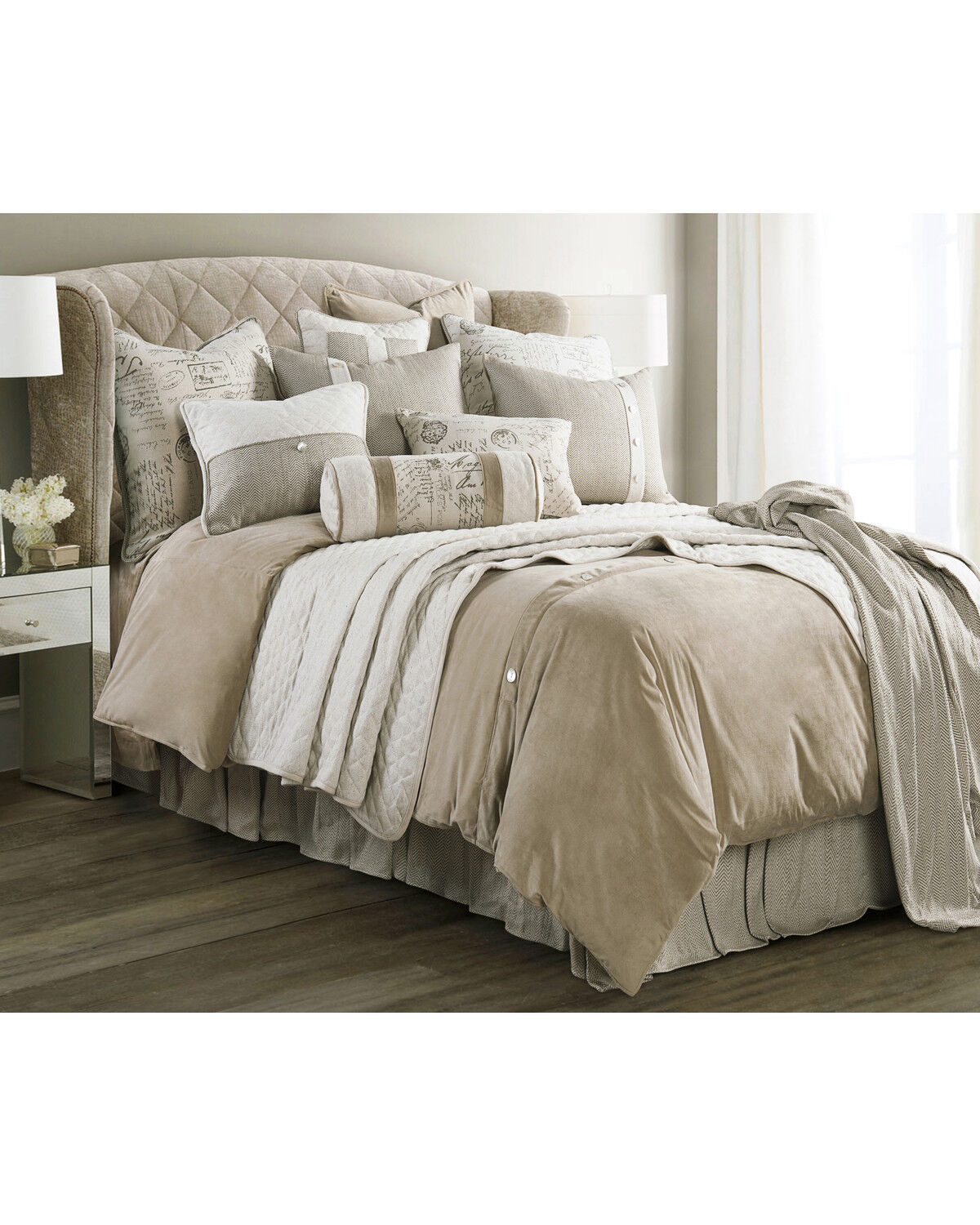HiEnd Accents Fairfield King Comforter Set - 4 Piece 