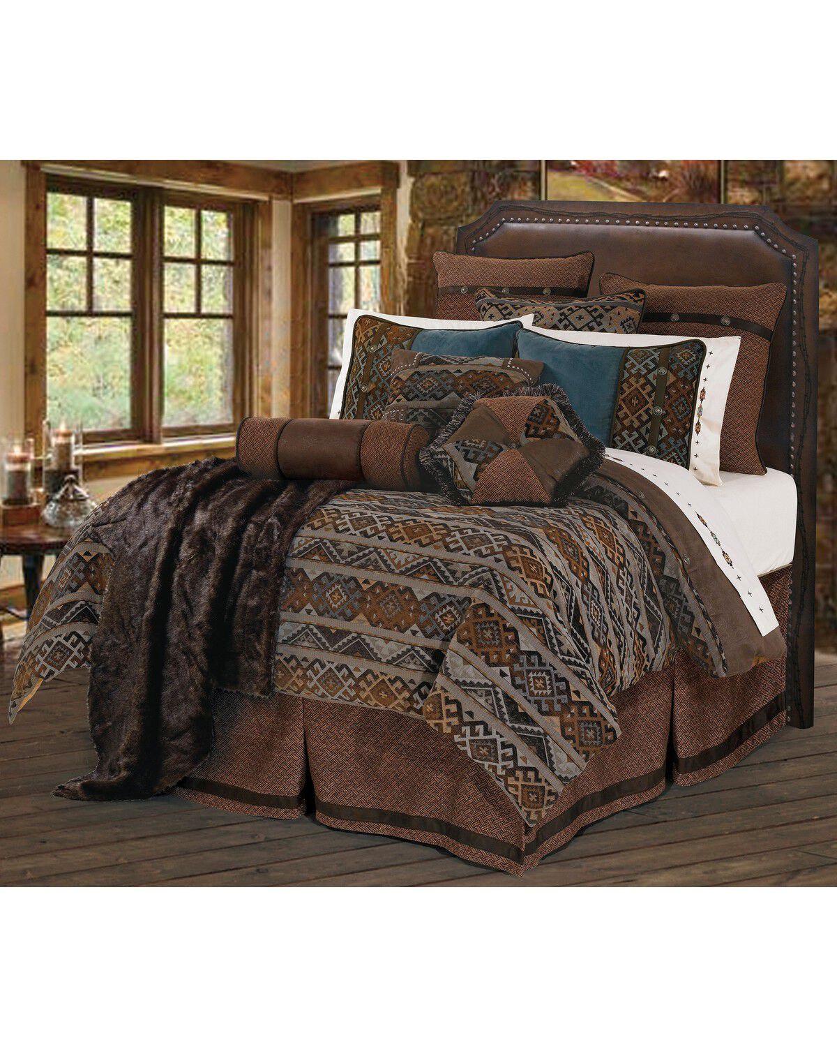 HiEnd Accents Rio Grande Queen Bedding Set 
