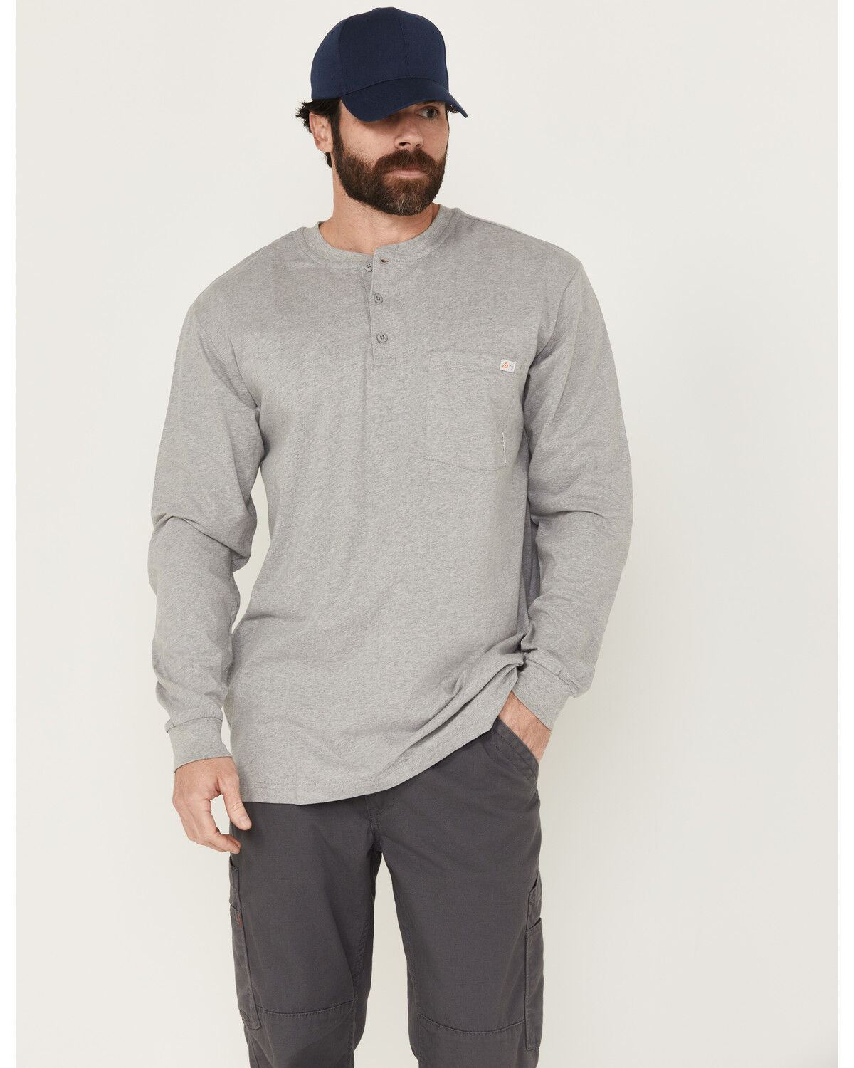 Rasco Men's FR Preshrunk Henley T-Shirt 