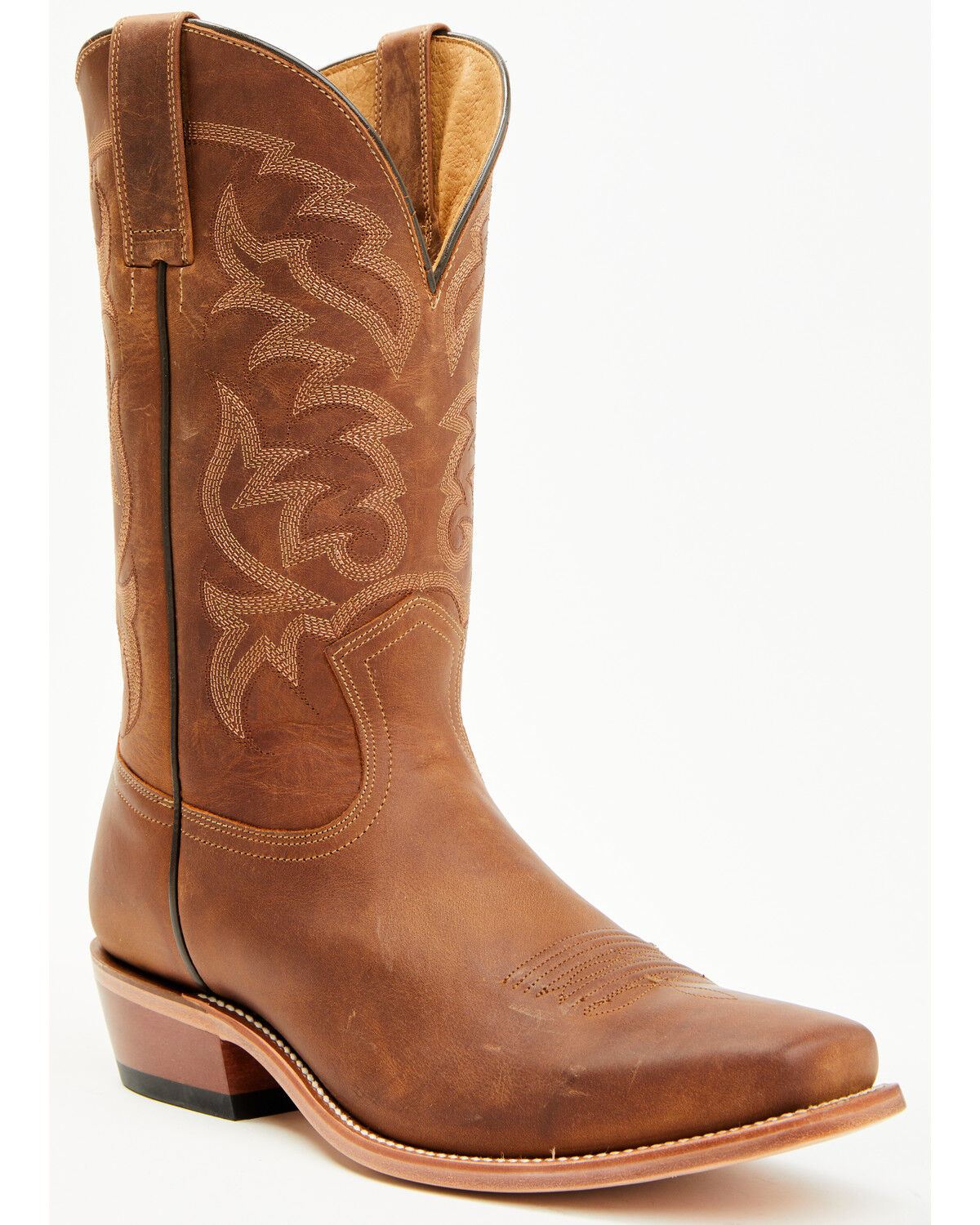 Moonshine Spirit Men's Crazy Horse Vintage Western Boots - Square Toe 