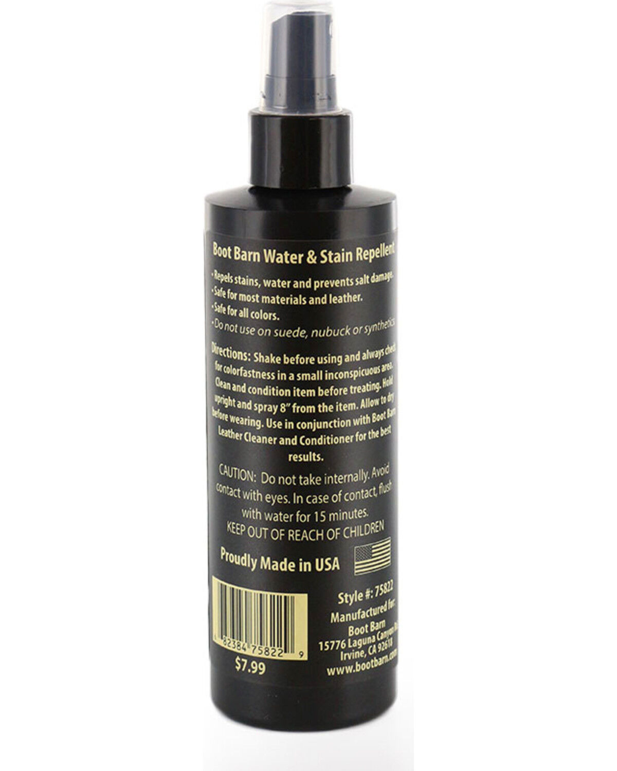 Boot Barn? Water & Stain Repellent Leather Protector