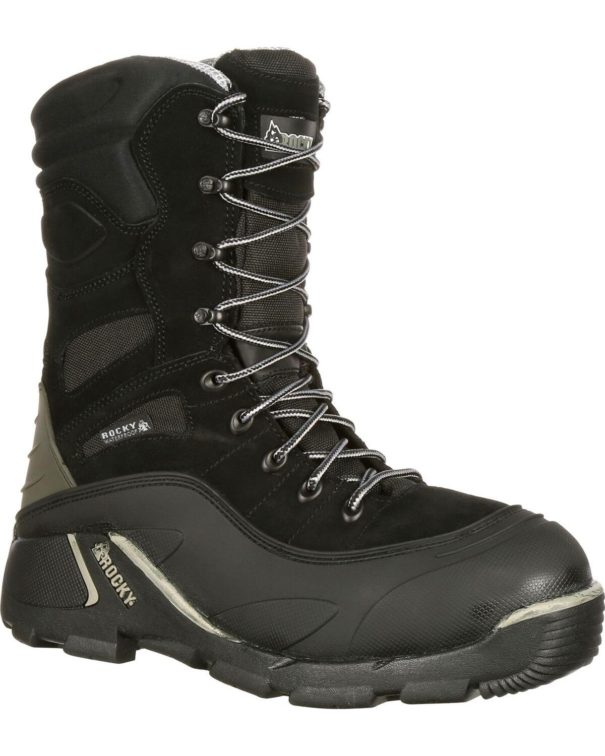 Rocky Men's BlizzardStalker Pro Waterproof Insulated Hunting Boots - Round Toe 