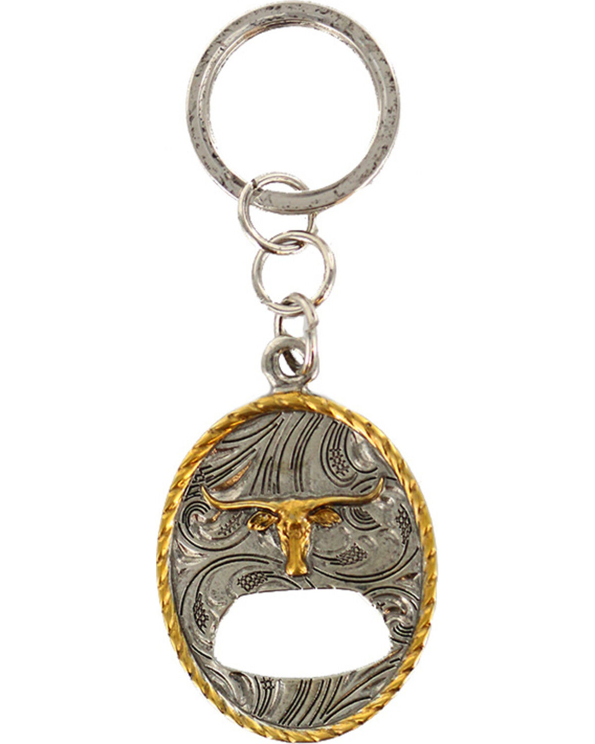 Cody James Long Horn Bottle Opener Keychain 