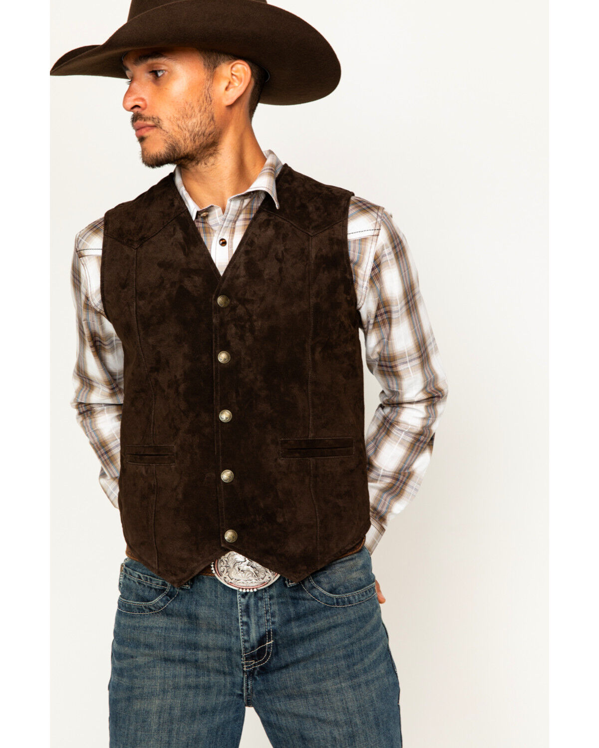 Cody James Men's Angus Suede Vest 