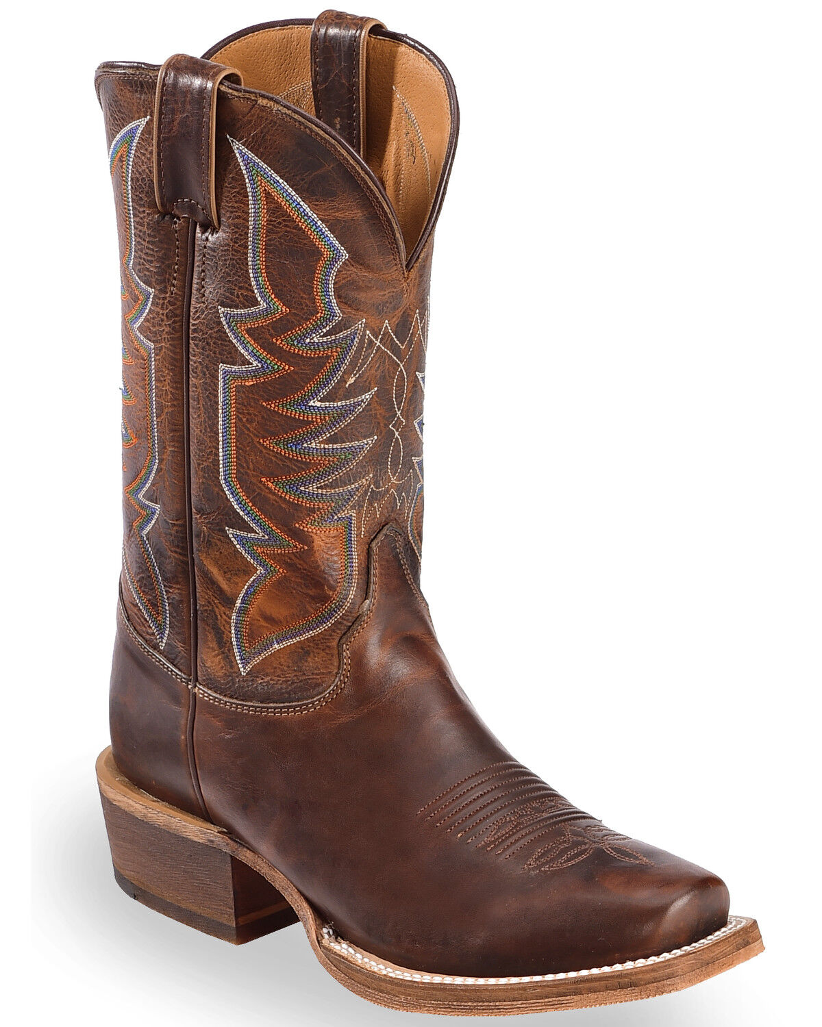 Justin Men's Bent Rail Men's Navigator Western Boots - Square Toe 