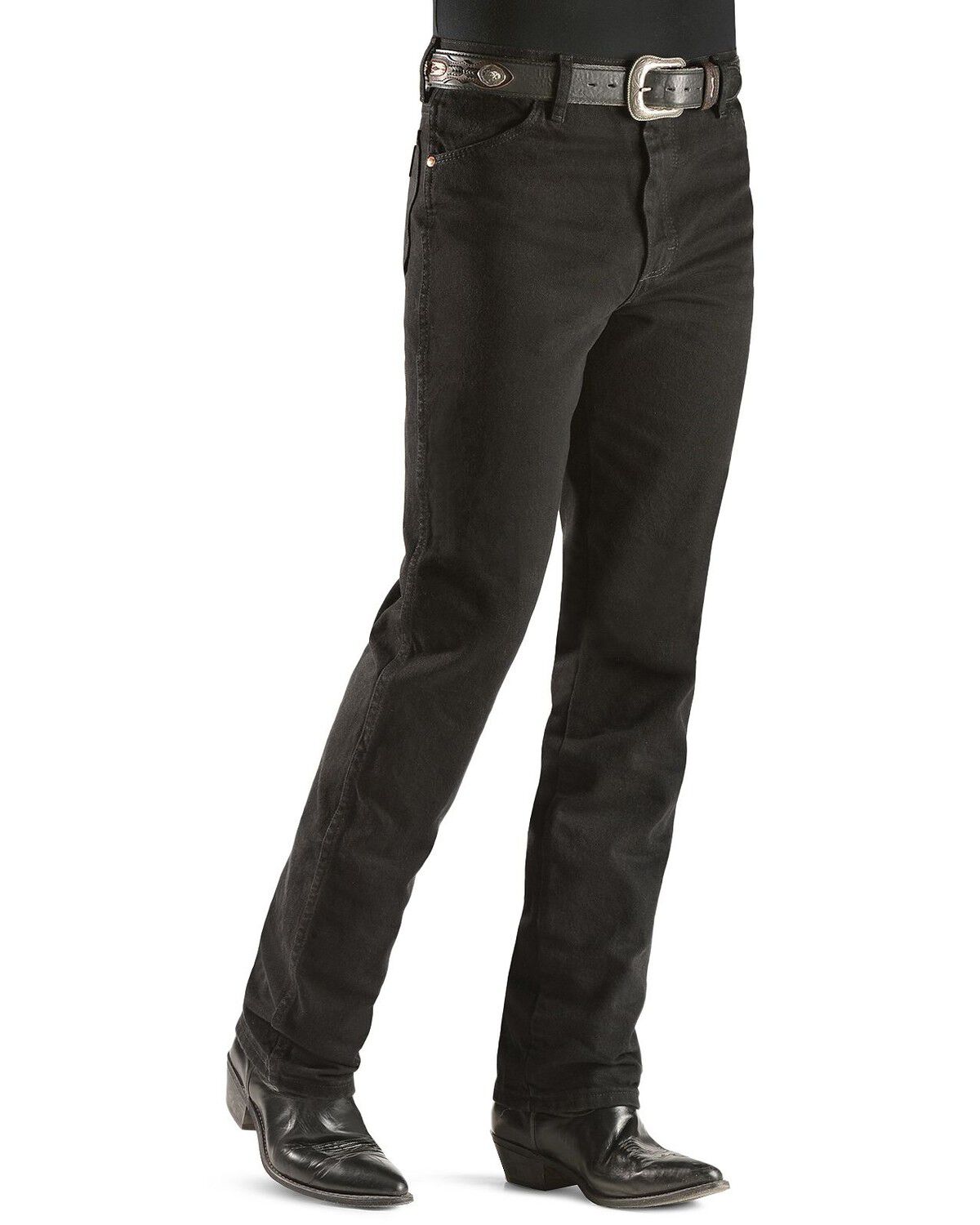 Wrangler Men's 936 High Rise Prewashed Cowboy Cut Slim Straight Jeans