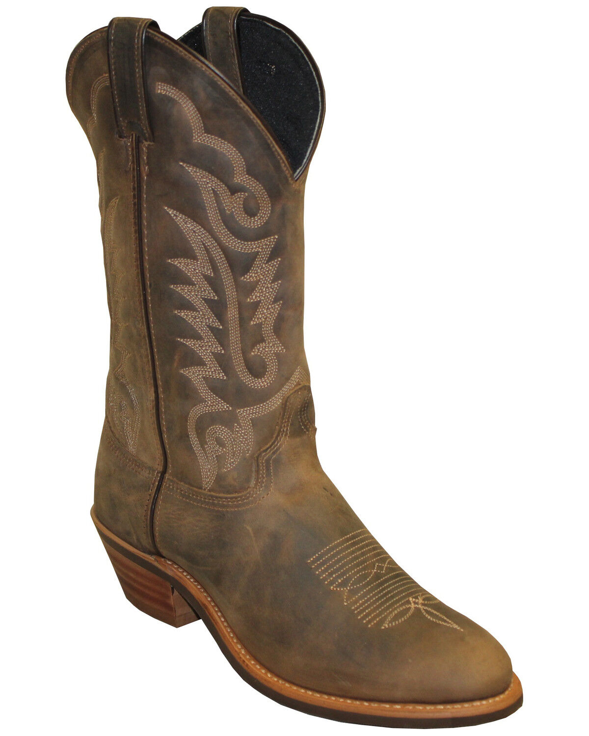 Abilene Men's Distressed Western Boots - Round Toe 