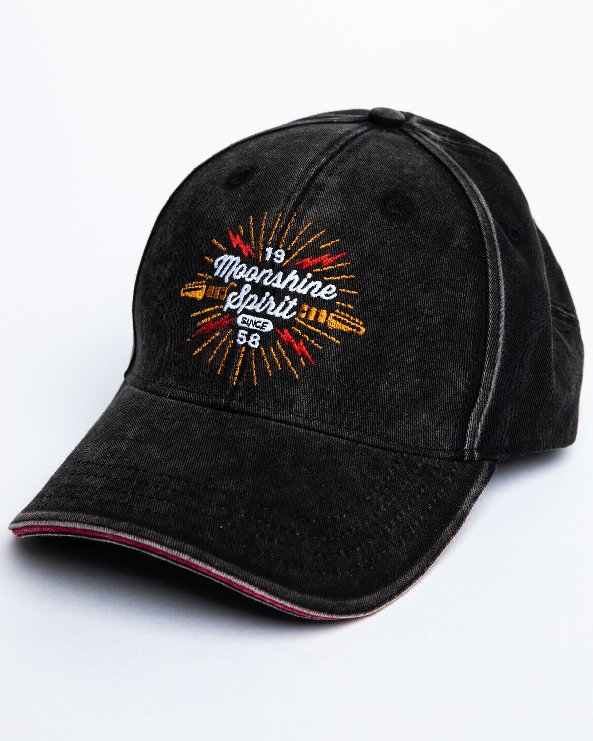 Moonshine Spirit Men's Electric Embroidered Ball Cap 