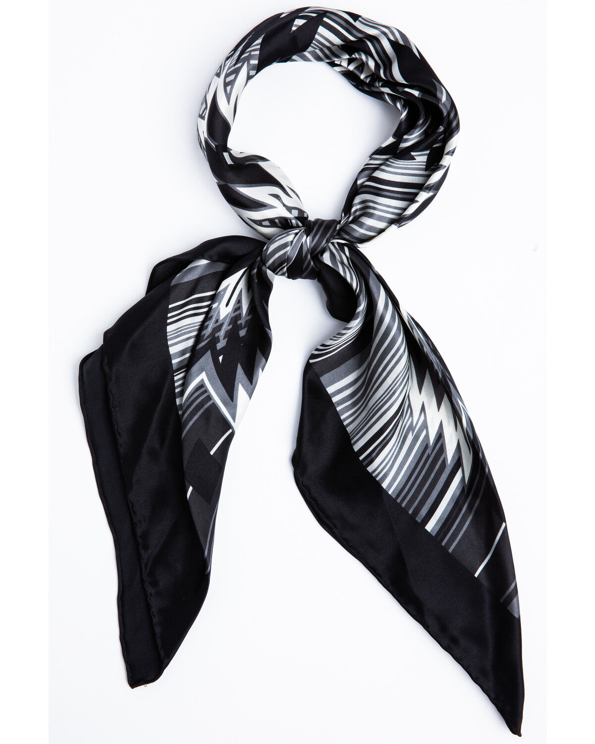 Cody James Men's Silk Black Southwestern Bandana 