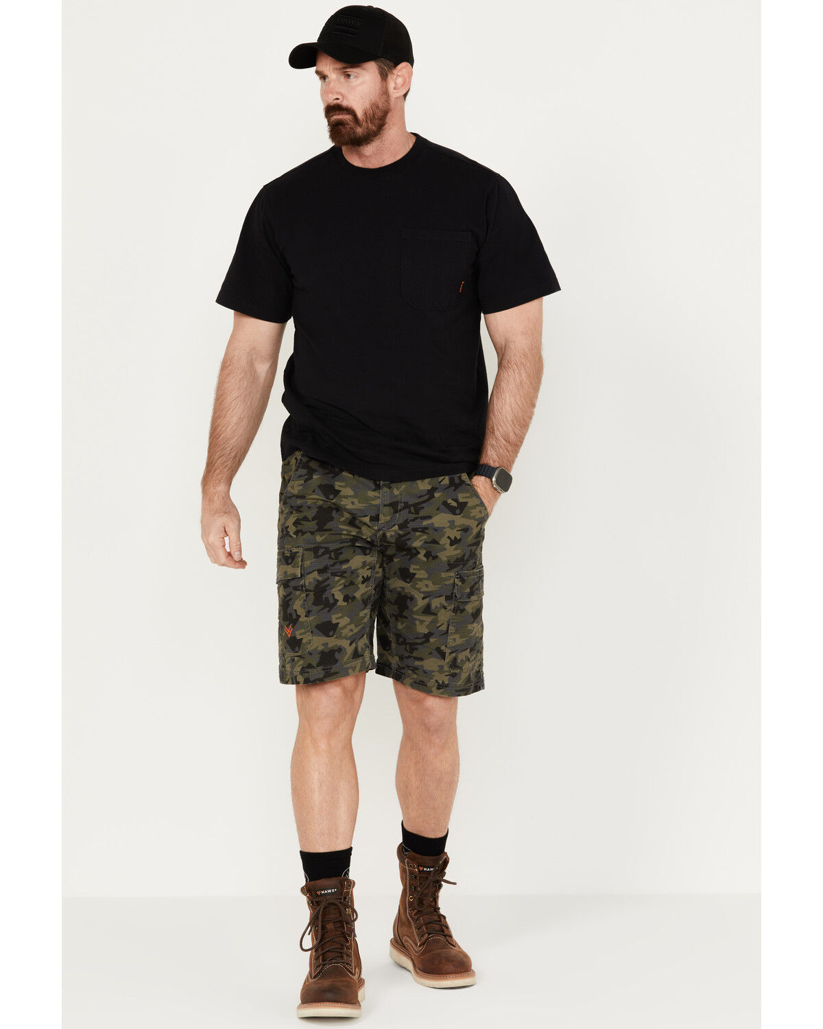 Hawx Men's Stretch Cargo Work Shorts 