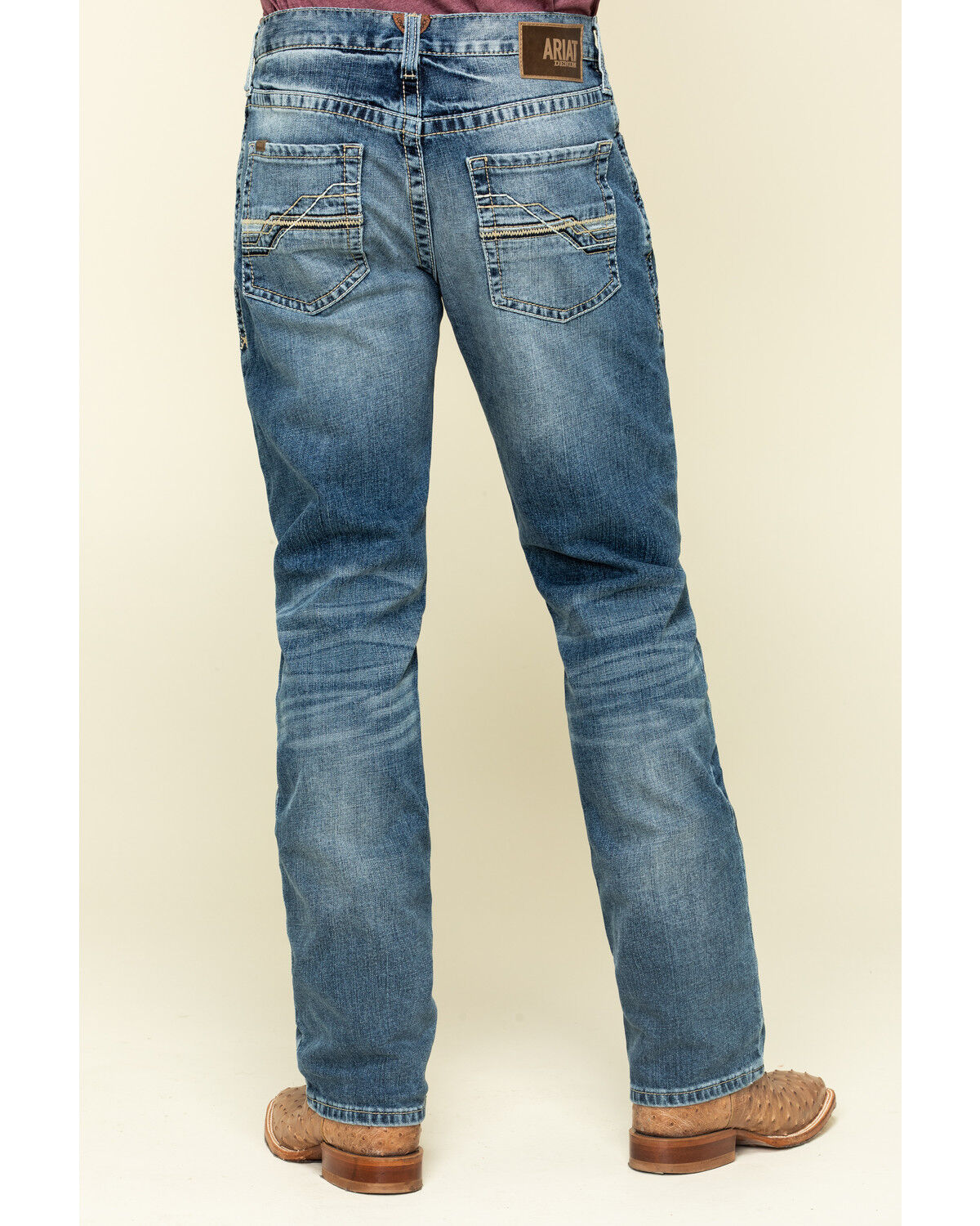 Ariat Men's M4 Dakota Low Stretch Stackable Slim Straight Jeans 