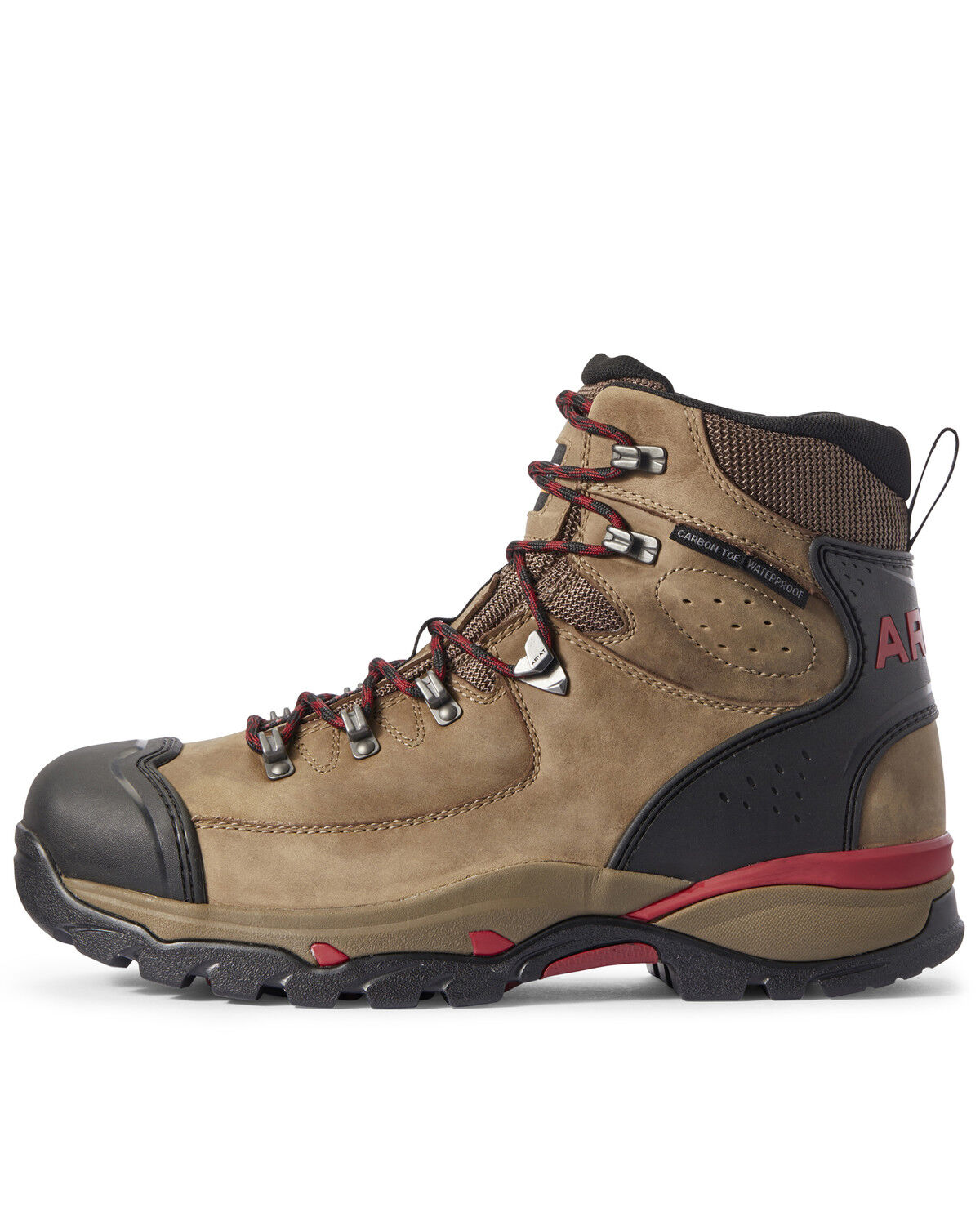 Ariat Men's Brown Endeavor Dark Storm Waterproof Work Boots - Composite Toe
