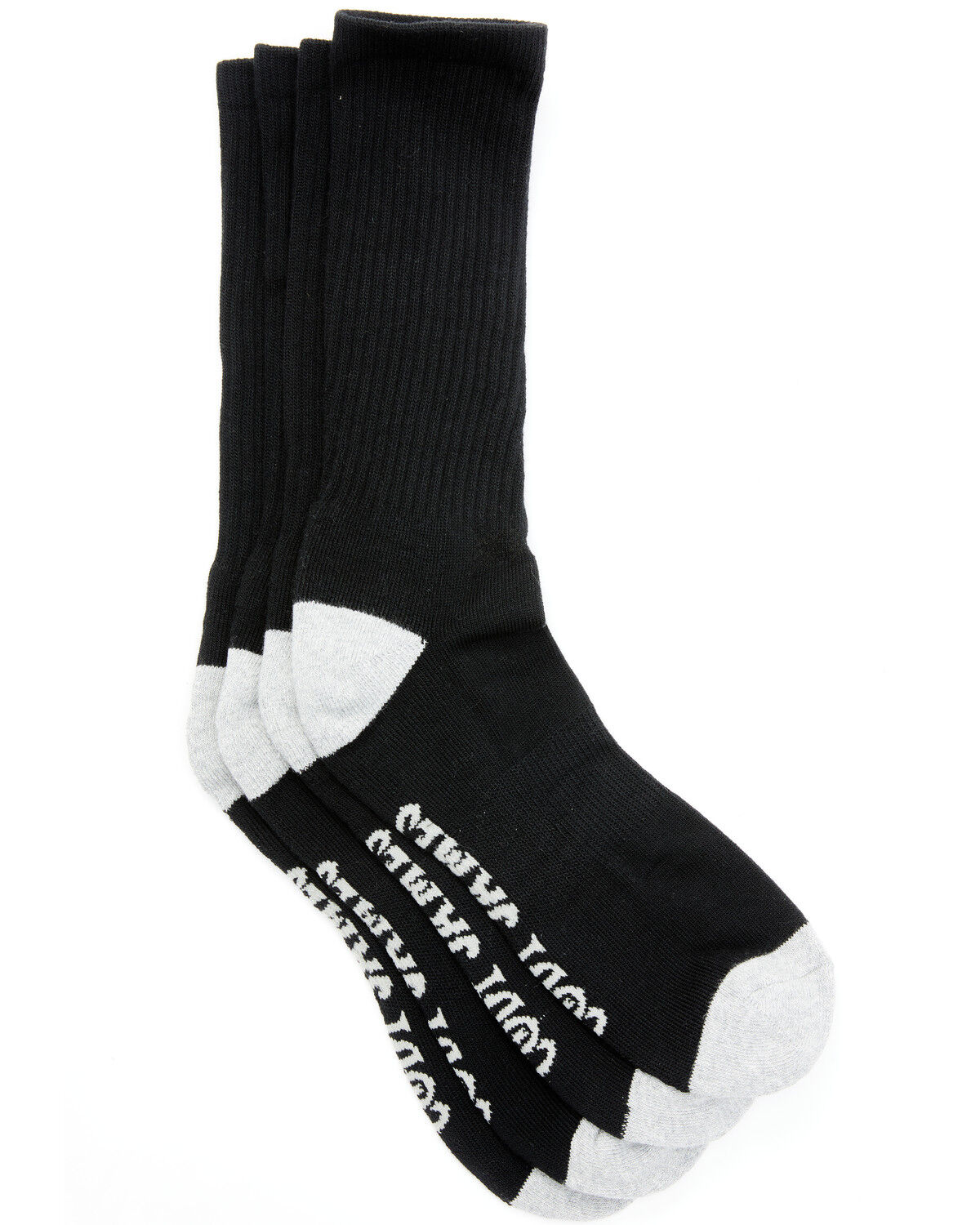 Cody James Men's Crew Socks With Moisture Management - 2 Pack 
