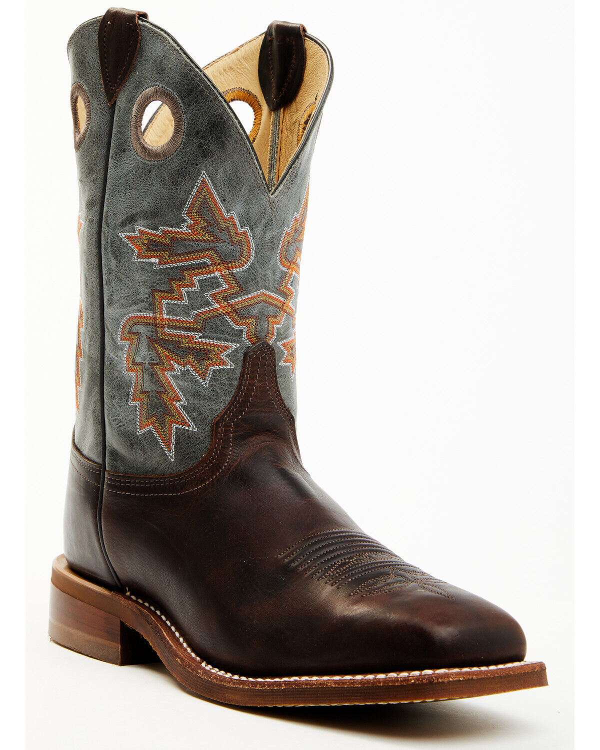 Justin Men's Bender Western Boots - Broad Square Toe 