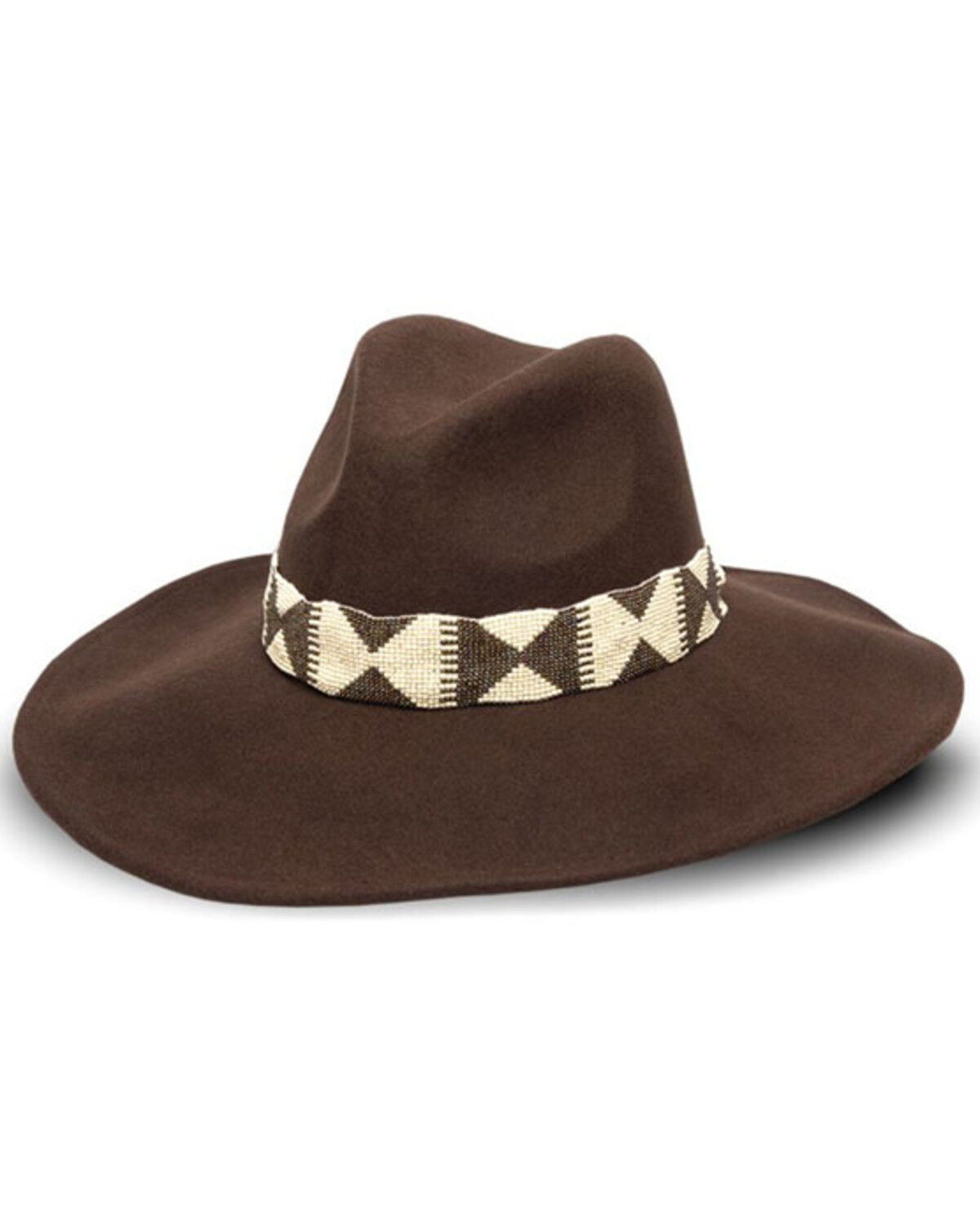 Nikki Beach Women's Bonsoa Wool Cowboy Hat 