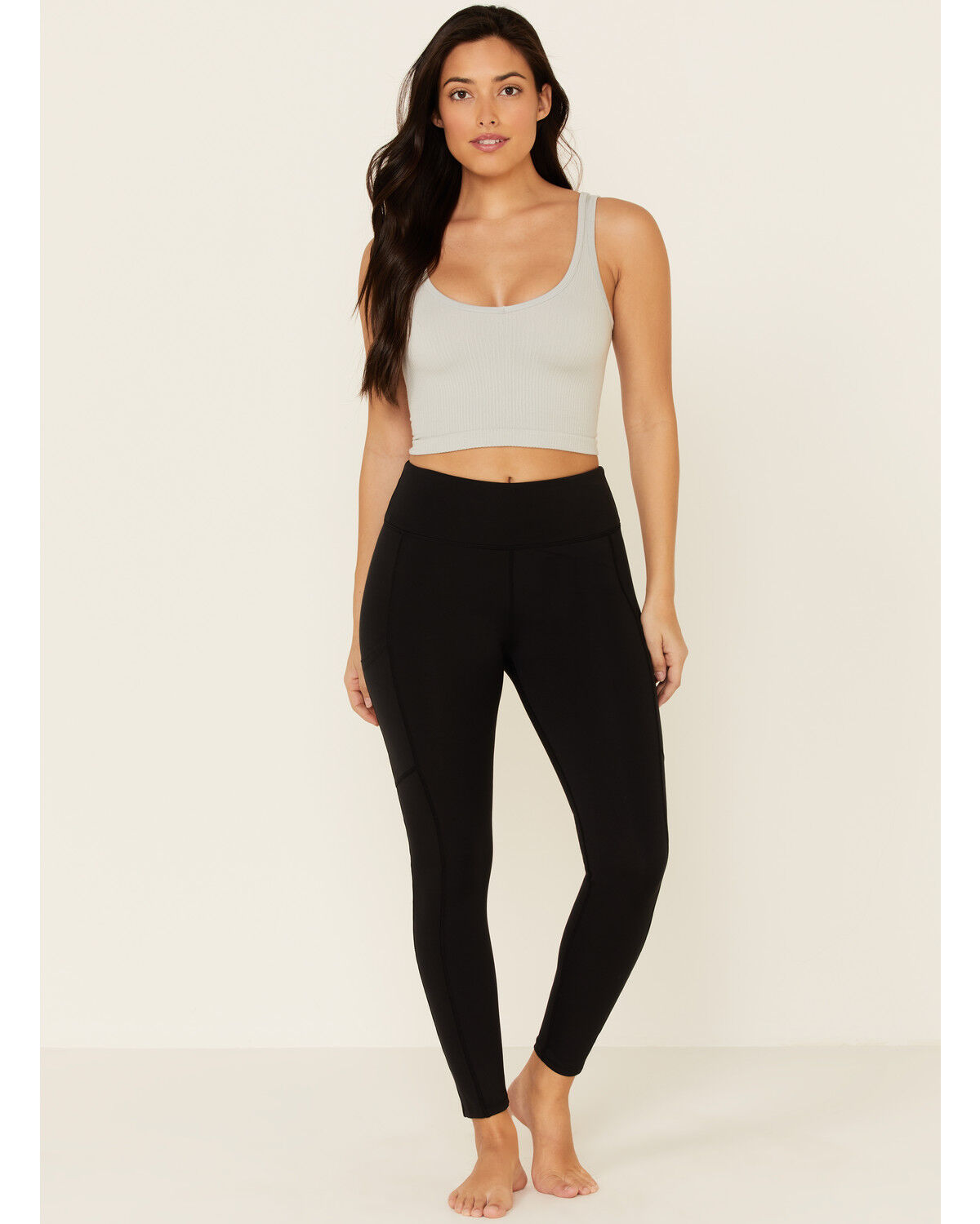 Fornia Women's High Waist Leggings With Side Pockets 