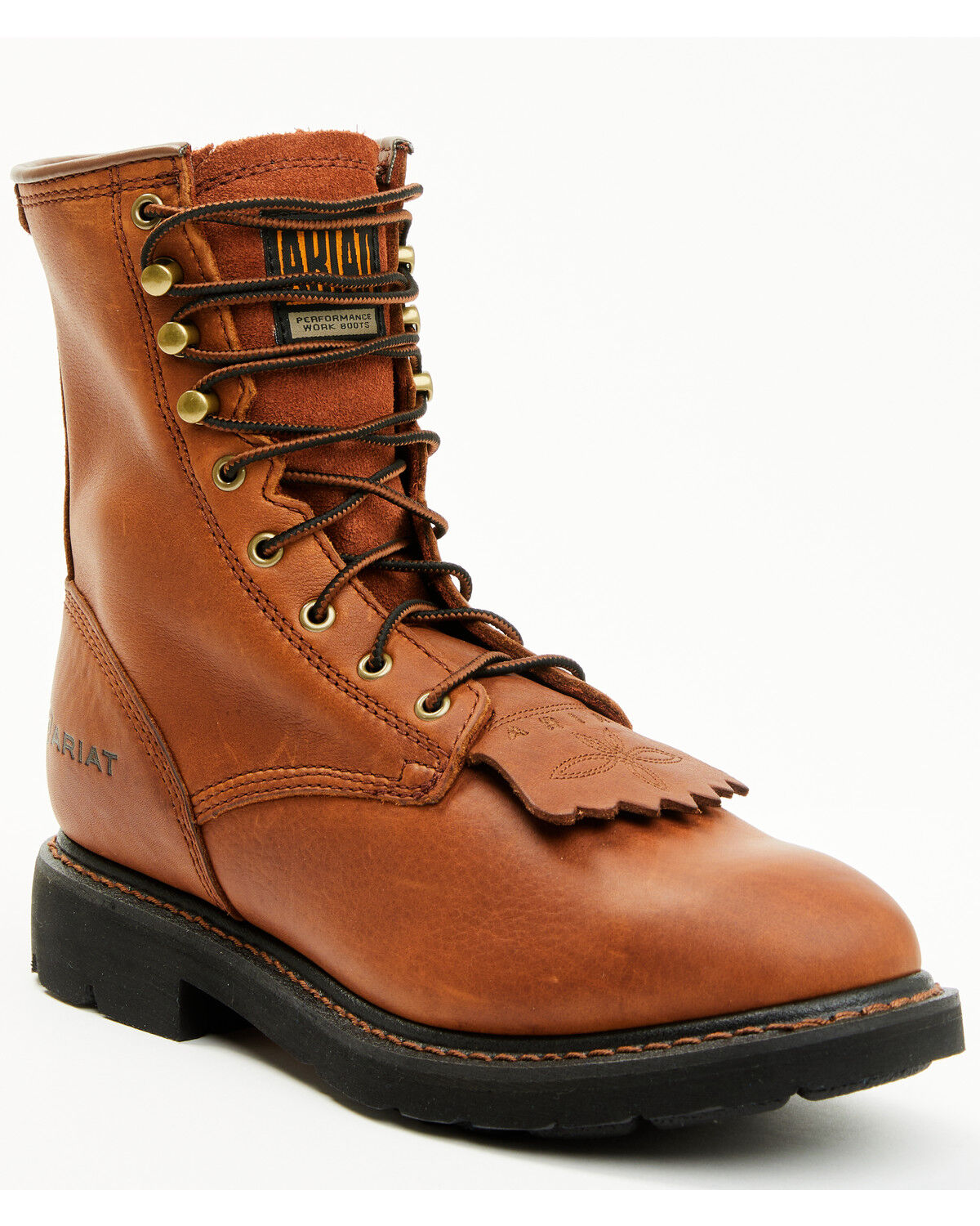 Ariat Men's Cascade 8" Lace-Up Work Boots - Soft Toe 