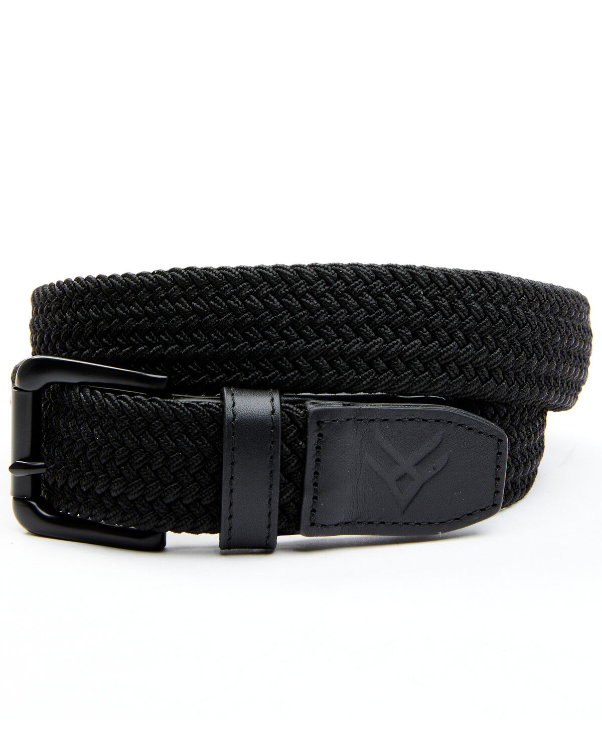 Hawx Men's Braided Leather Detail Work Belt 