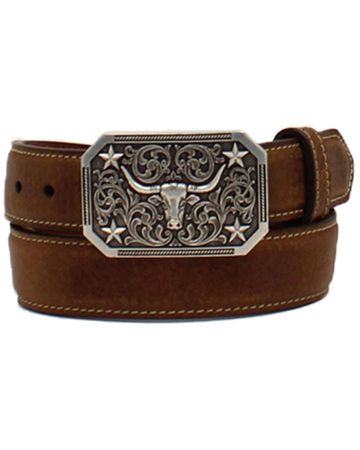3D Boys' Longhorn Western Belt 