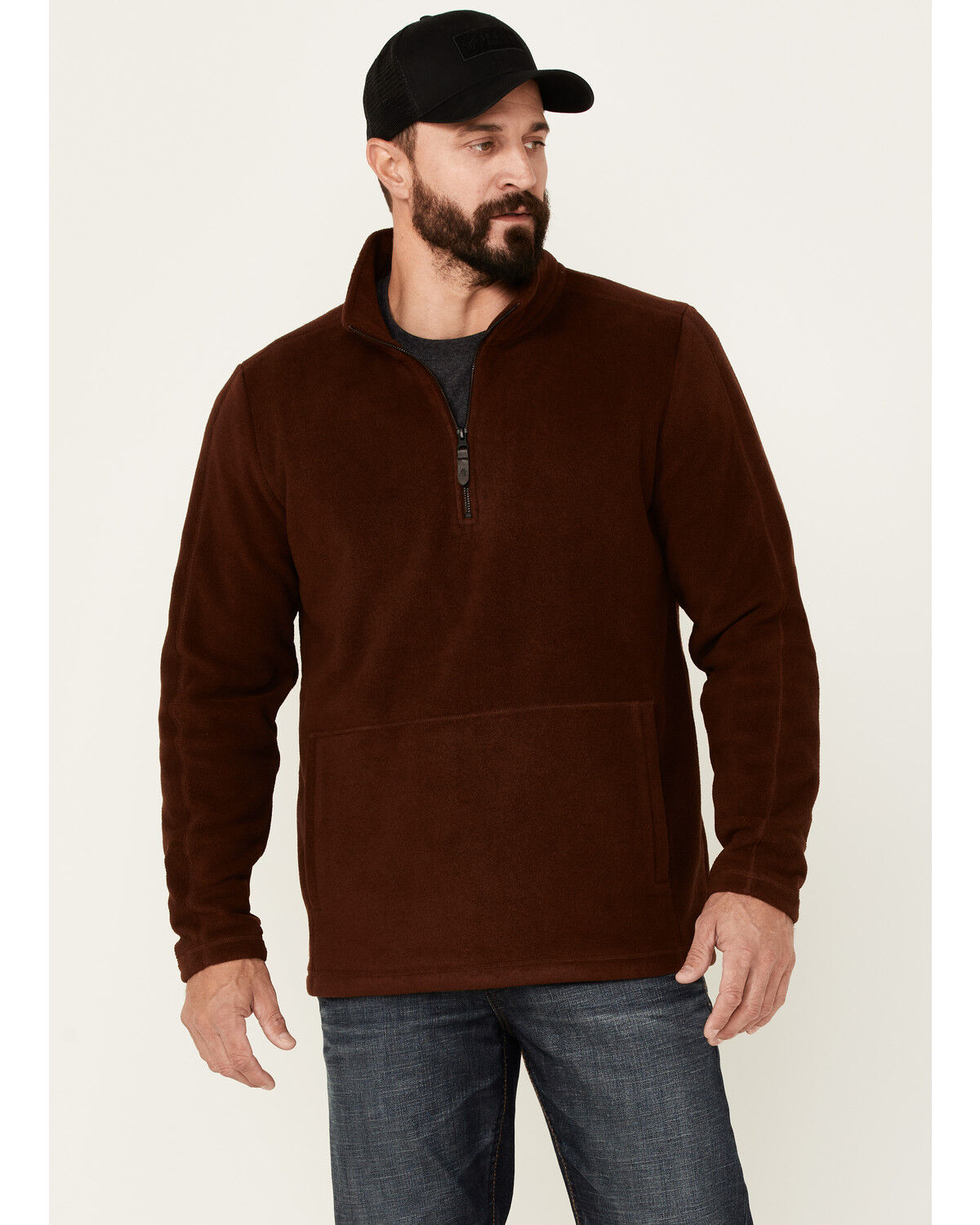 Moonshine Spirit Men's Lake View 1/2 Zip Front Fleece Pullover 