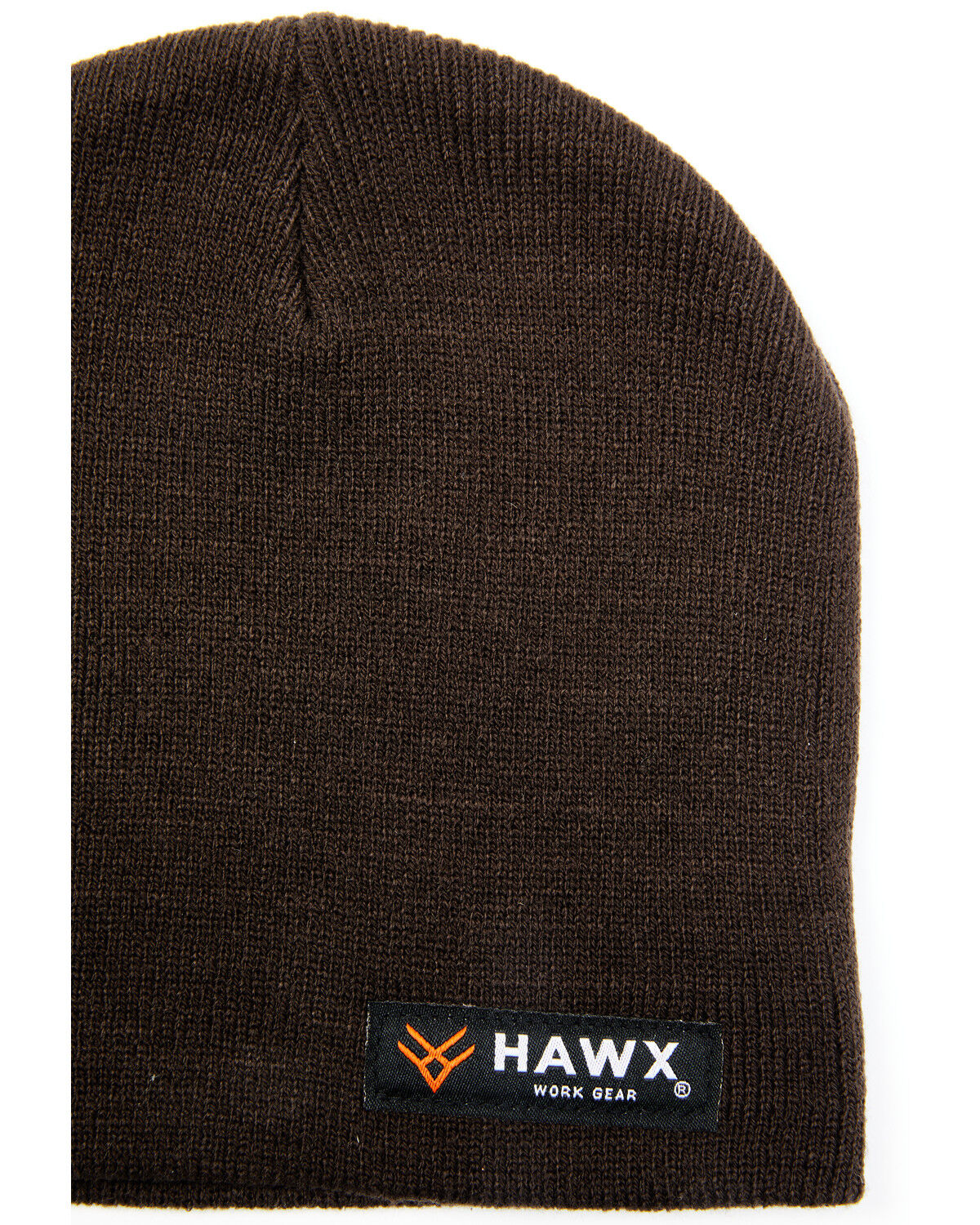 Hawx Men's Brown Acrylic Work Skull Cap