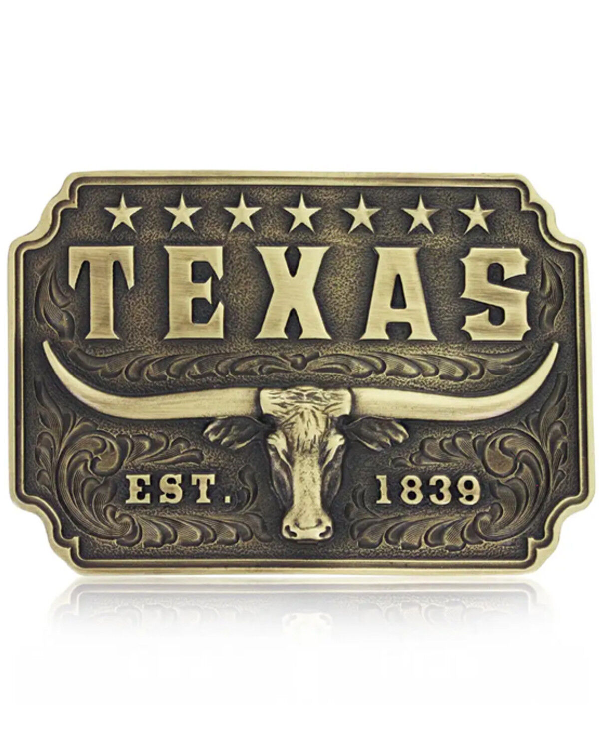 Montana Silversmiths Men's Classic Texas Longhorn Buckle 