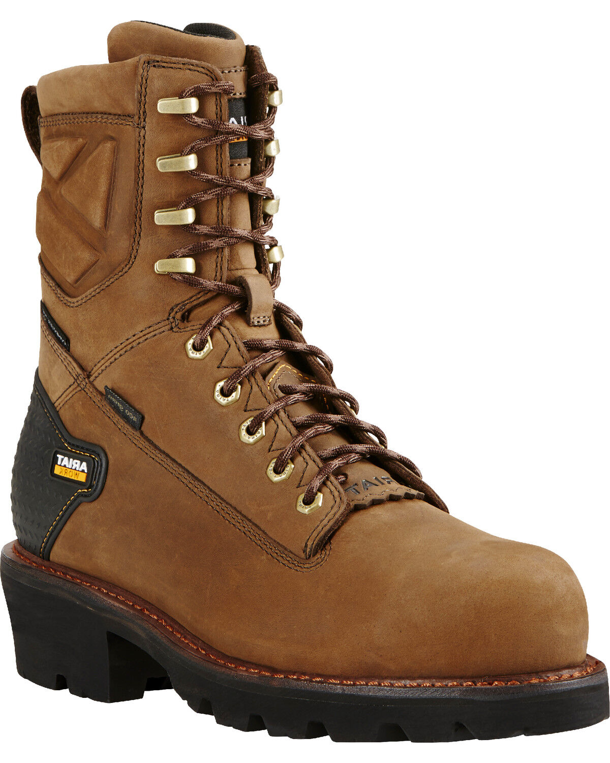 Ariat Men's Powerline H20 400g 8" Work Boots - Composite Toe 