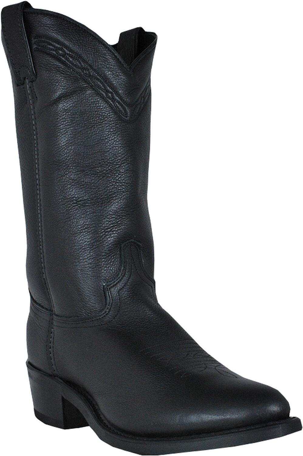 Abilene Boots Men's Waxed Cowhide Western Boots - Round Toe 