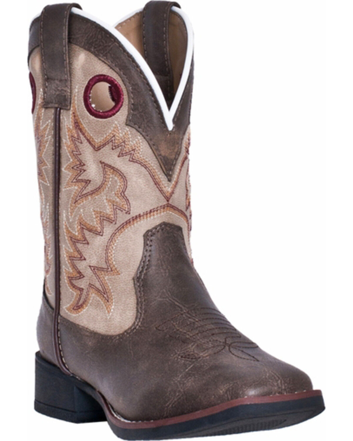 Laredo Boys' Collared Western Boots - Square Toe 