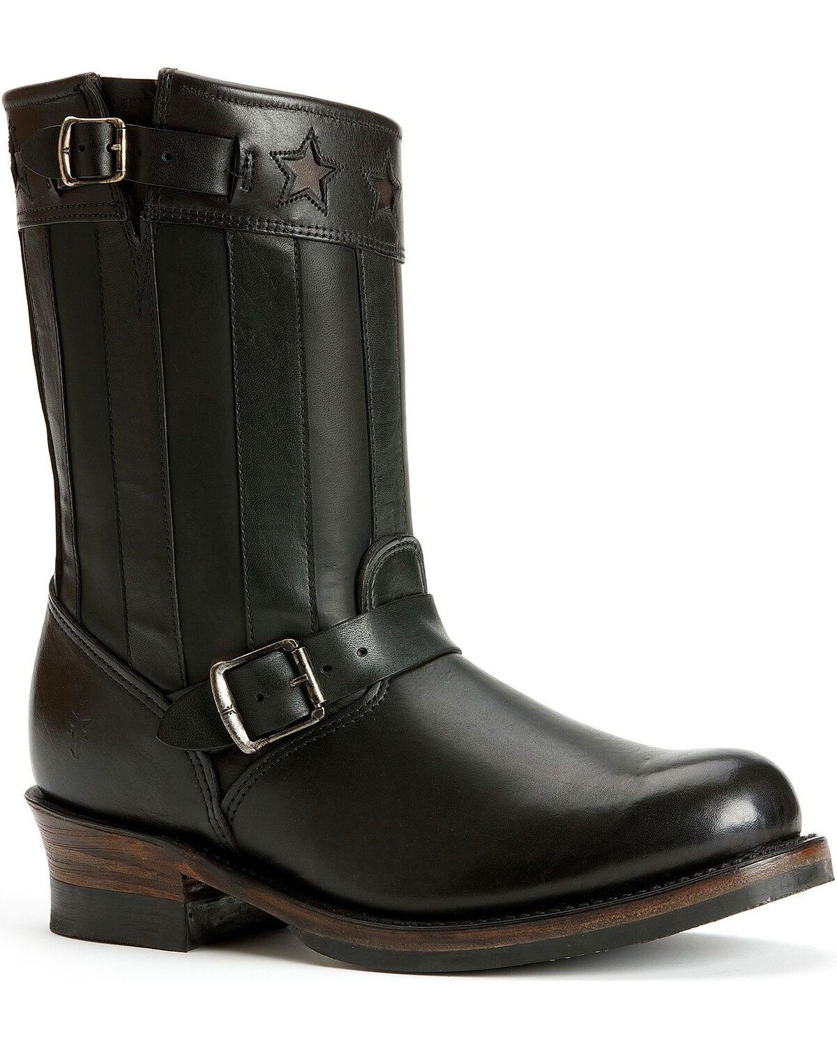 Frye Women's Engineer Americana Short Boots - Round Toe 